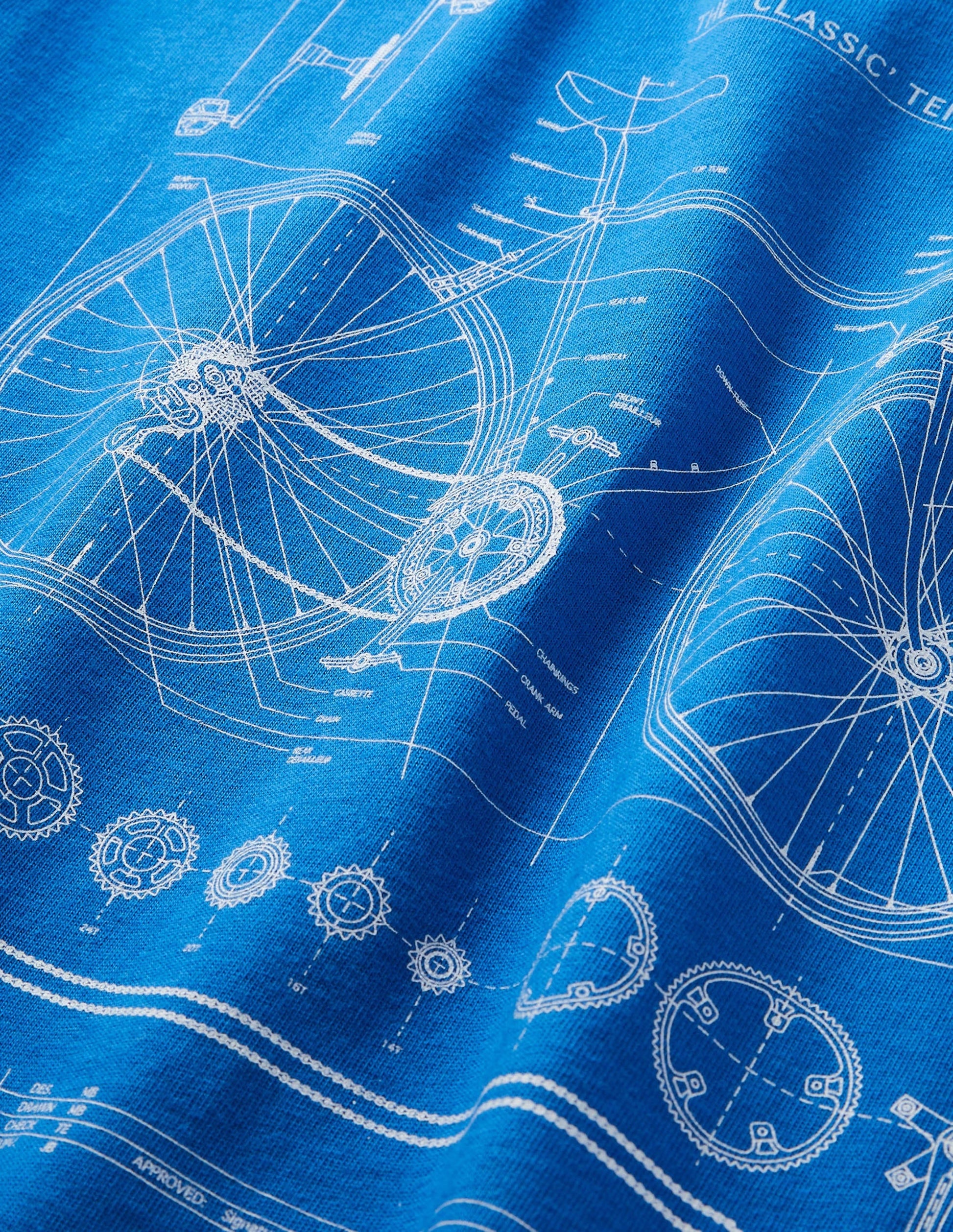 Kingston T-Shirt-French Blue Bike-5