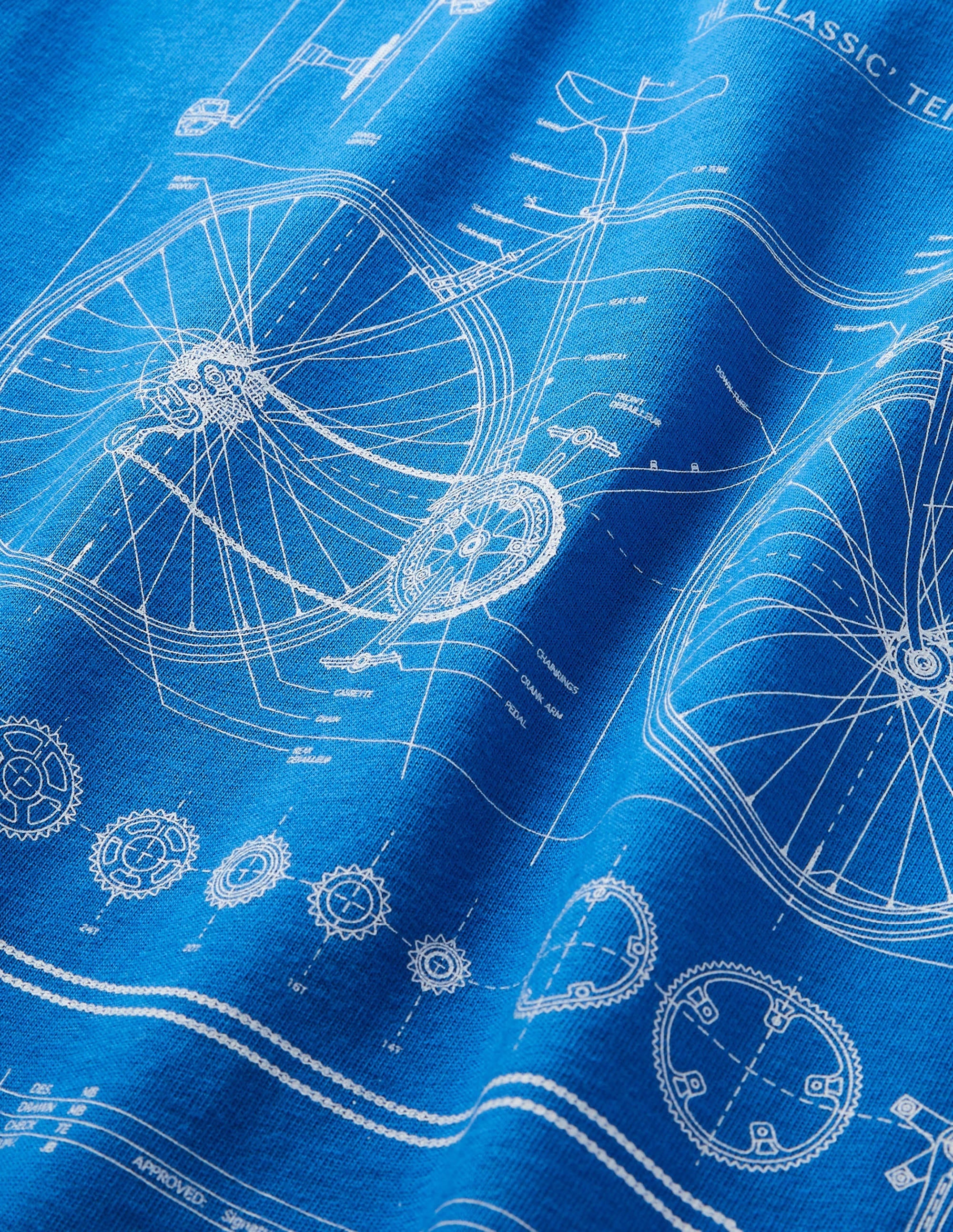 Kingston T-Shirt-French Blue Bike - Image 5