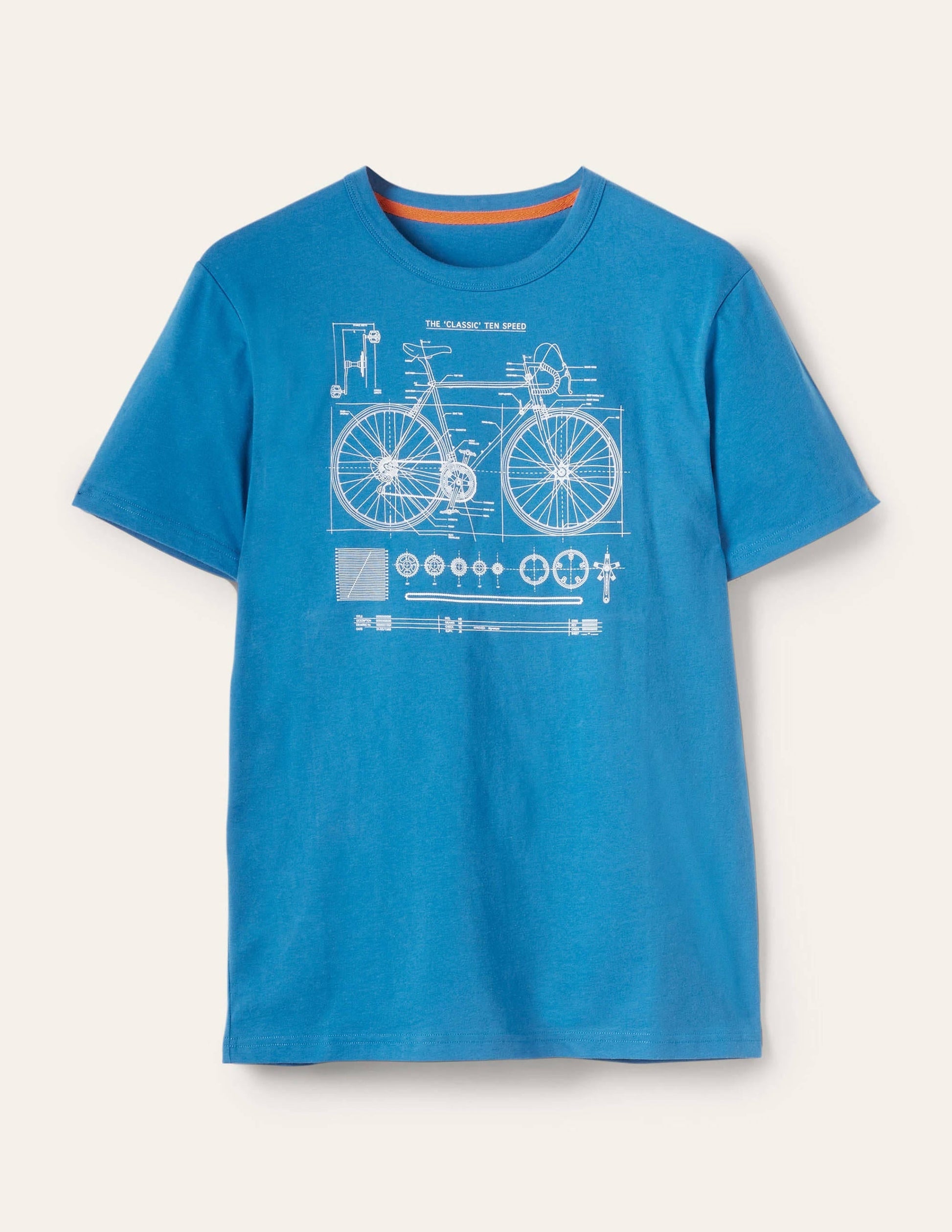 Kingston T-Shirt-French Blue Bike-6