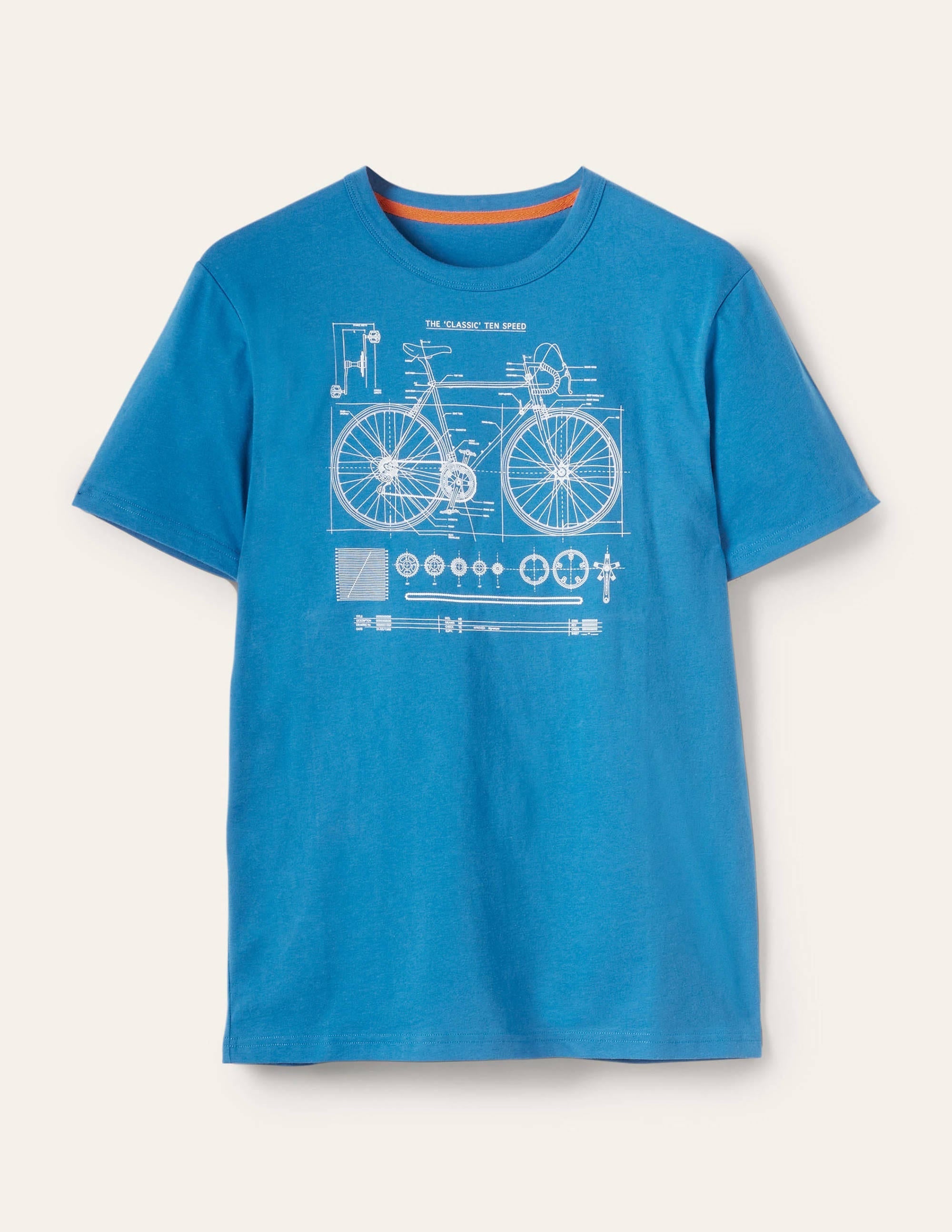 Kingston T-Shirt-French Blue Bike - Image 6