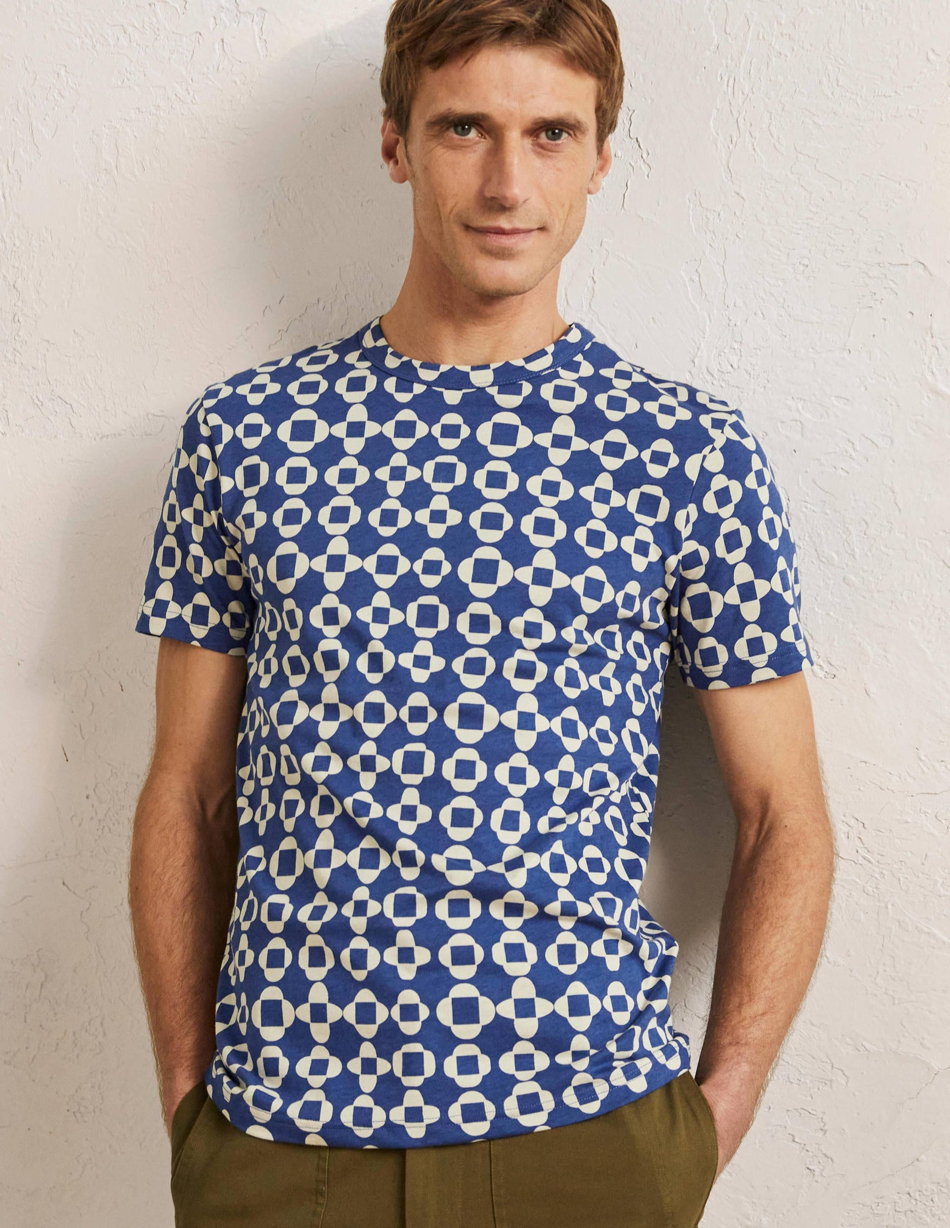 Kingston T-Shirt-Regal Blue Tile-1