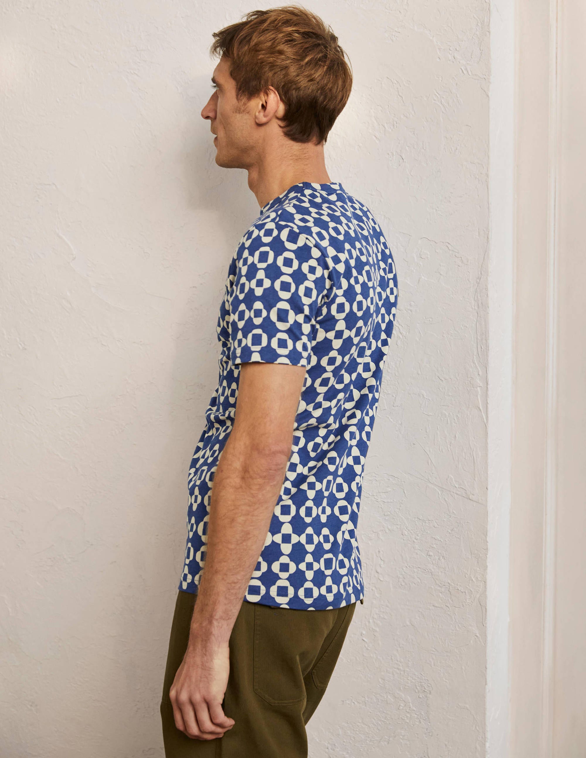 Kingston T-Shirt-Regal Blue Tile - Image 3