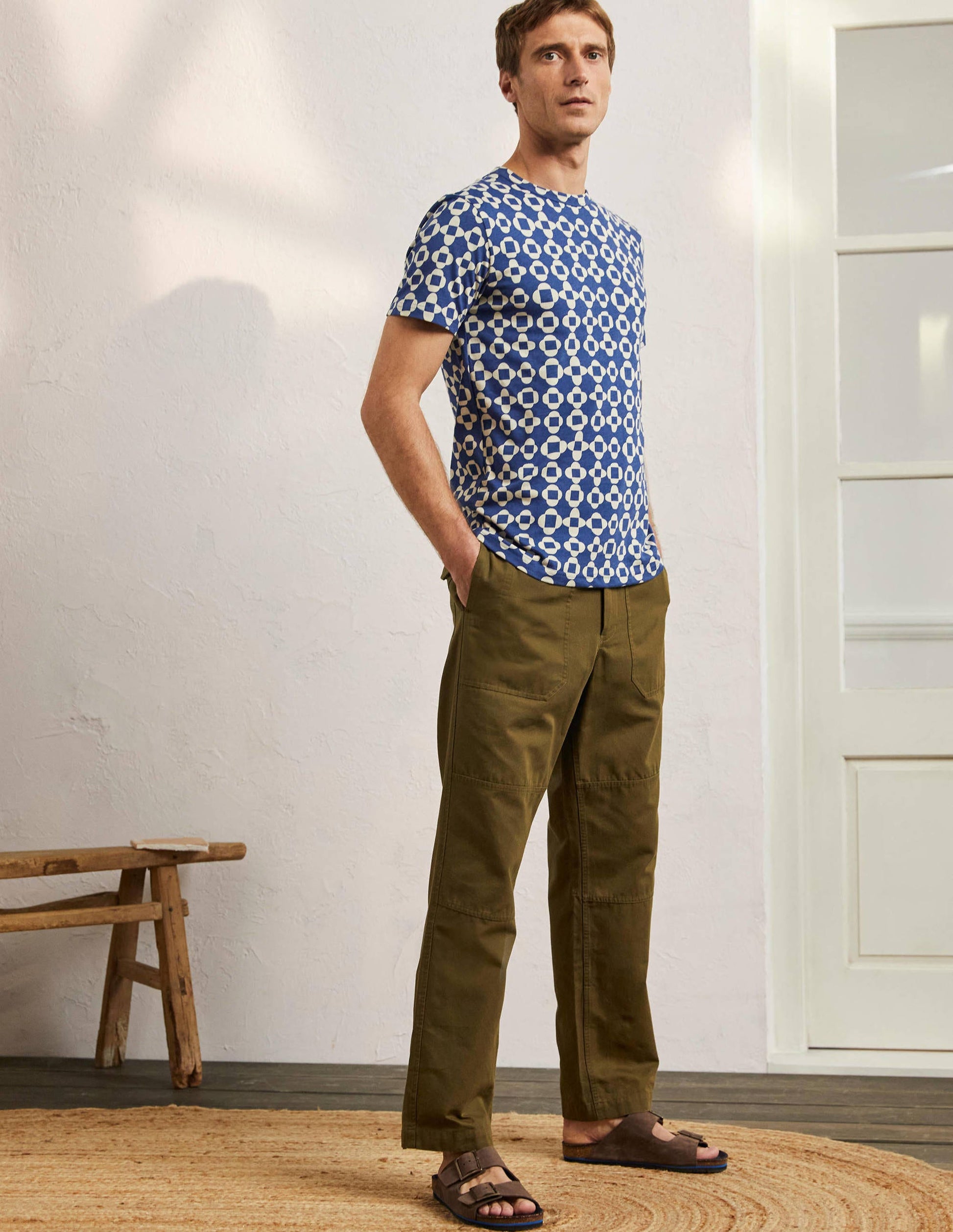 Kingston T-Shirt-Regal Blue Tile-4