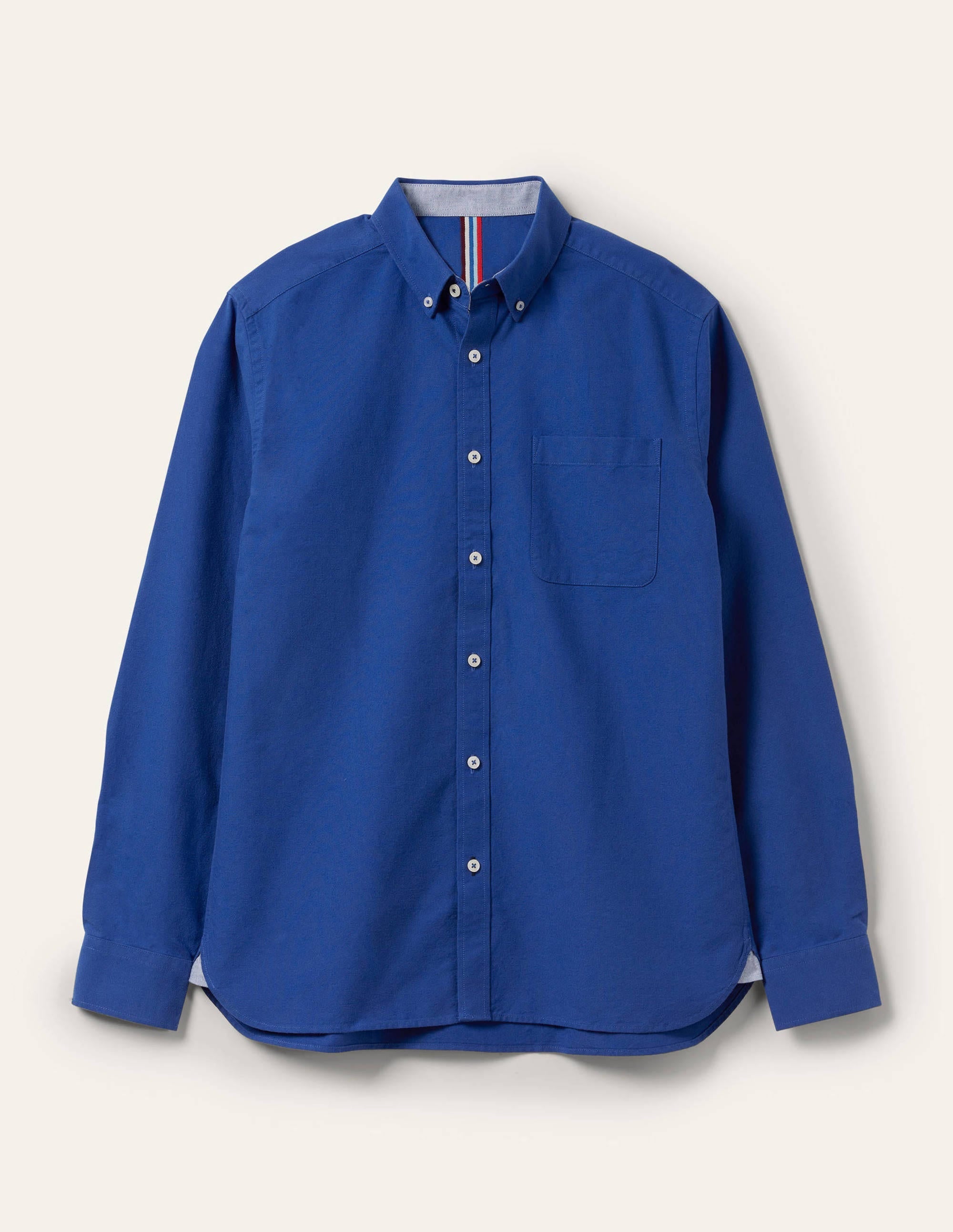 Button Down Oxford Shirt-Bright Blue - Image 6