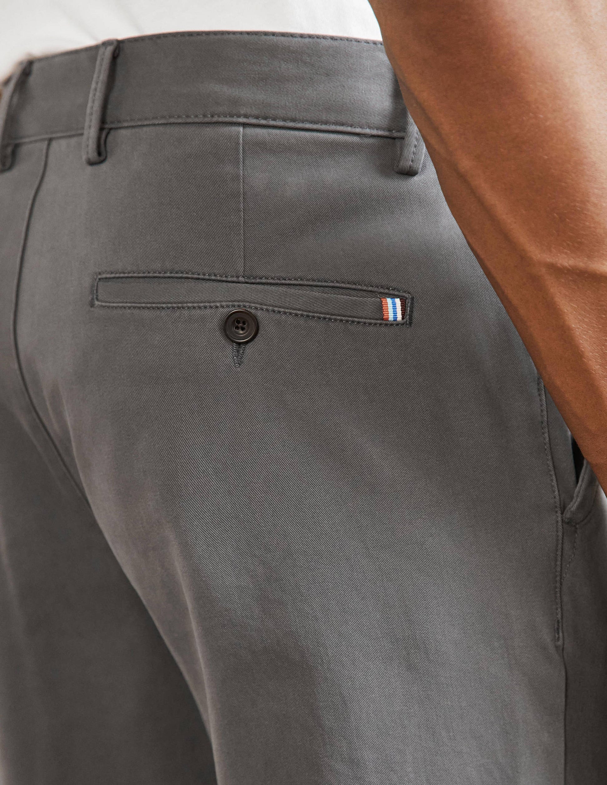 Straight Leg Chinos-London Grey-2