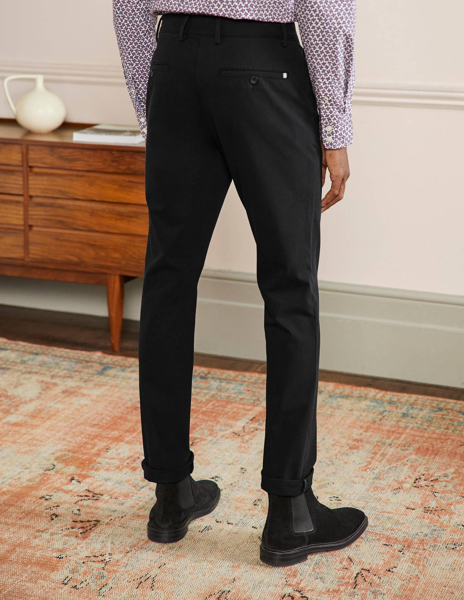 Slim Leg Chinos-Black-3