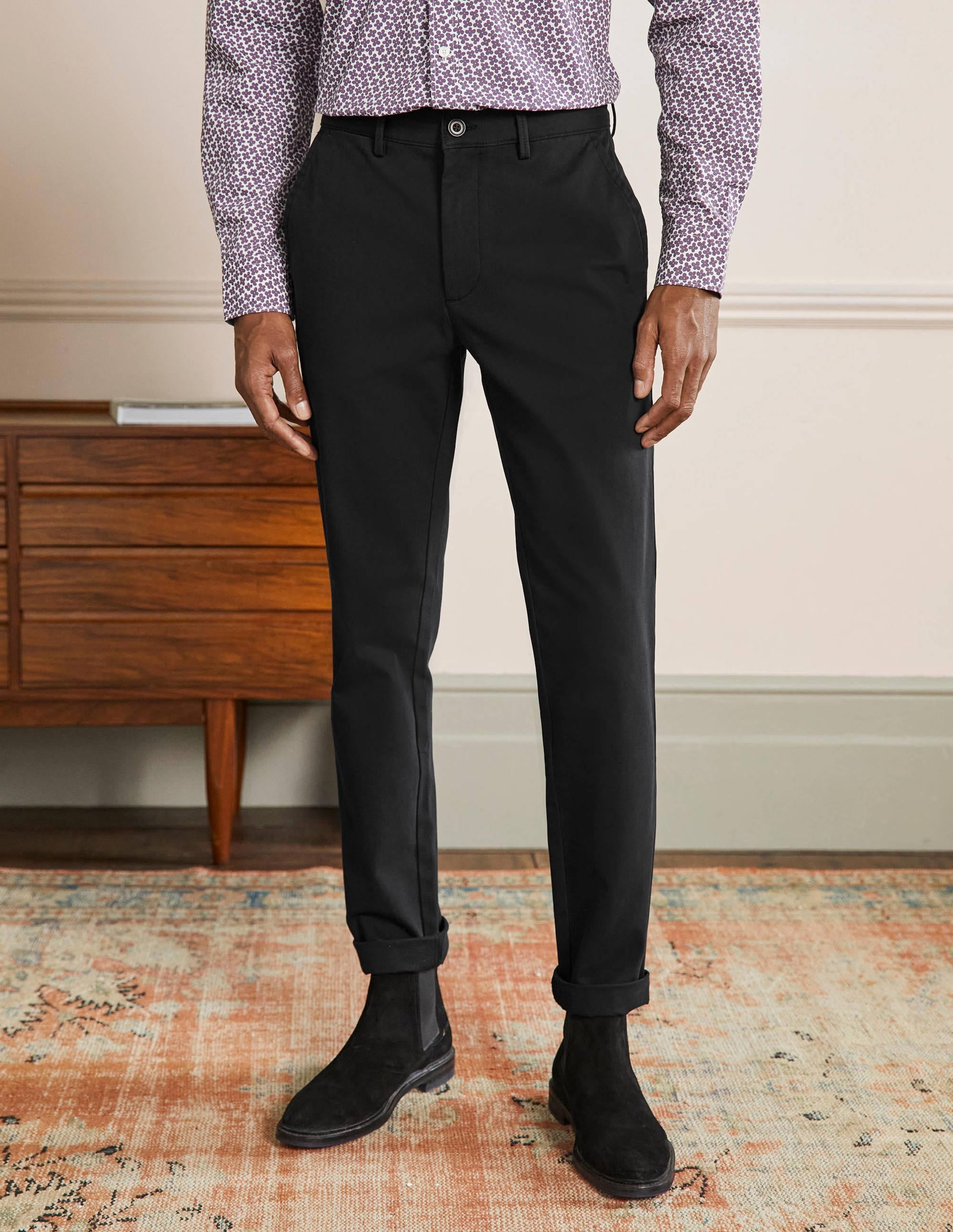 Slim Leg Chinos-Black - Image 4