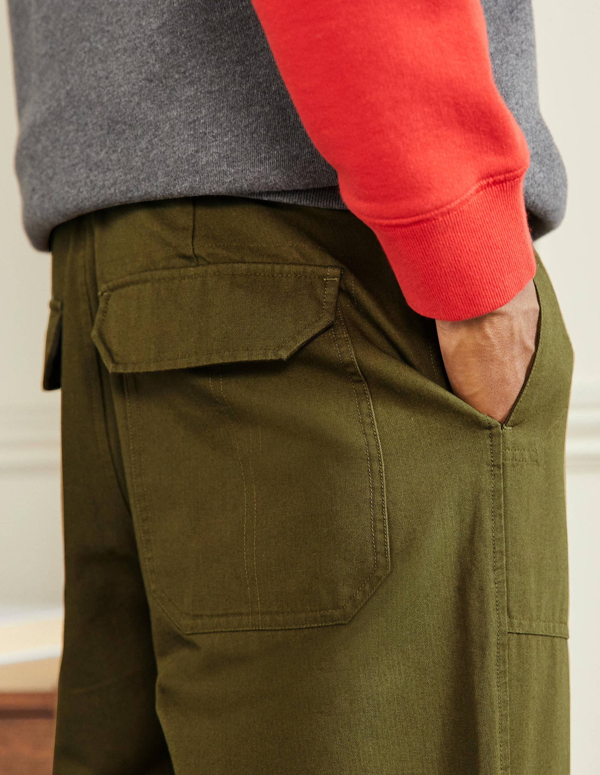 Utility Trousers-Basil - Image 2