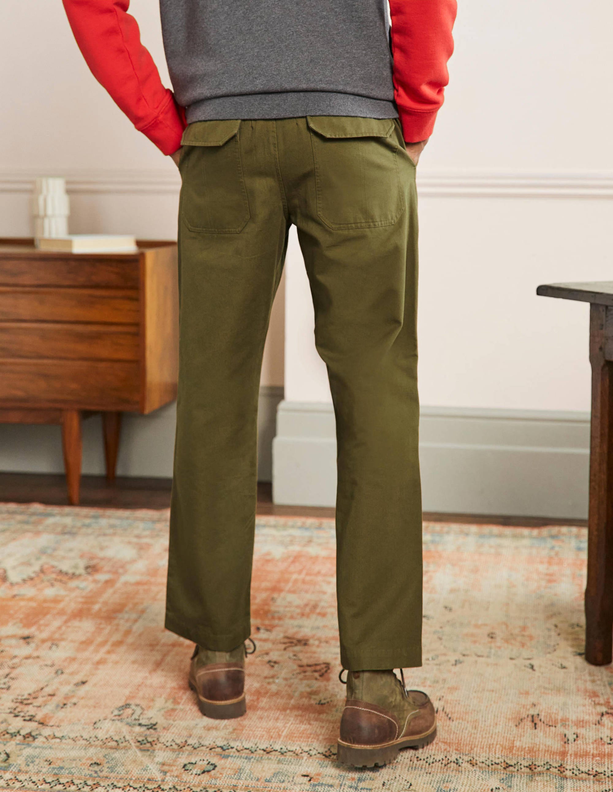Utility Trousers-Basil - Image 3
