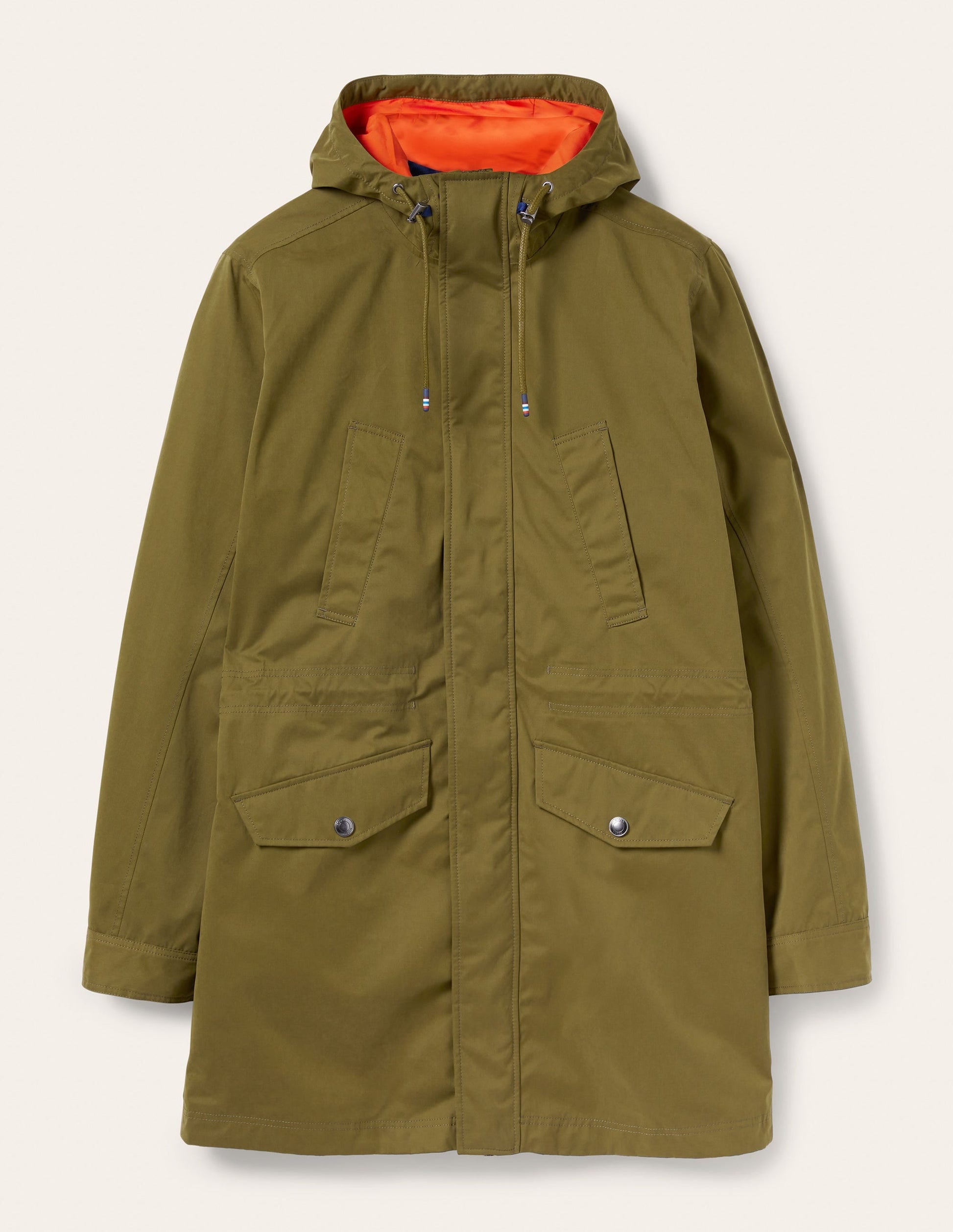 3 in 1 Longline Parka-Khaki-7
