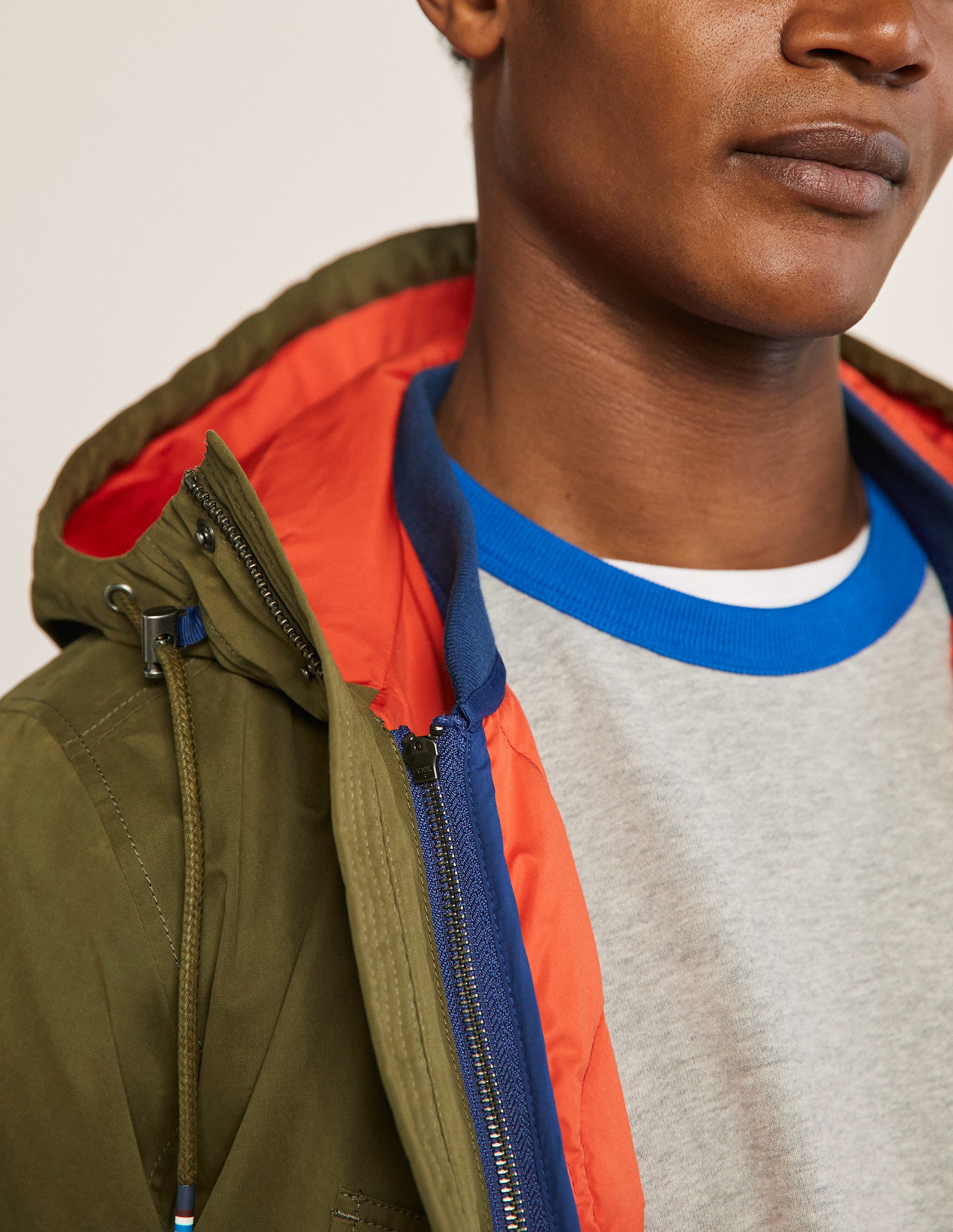 3 in 1 Longline Parka-Khaki - Image 2