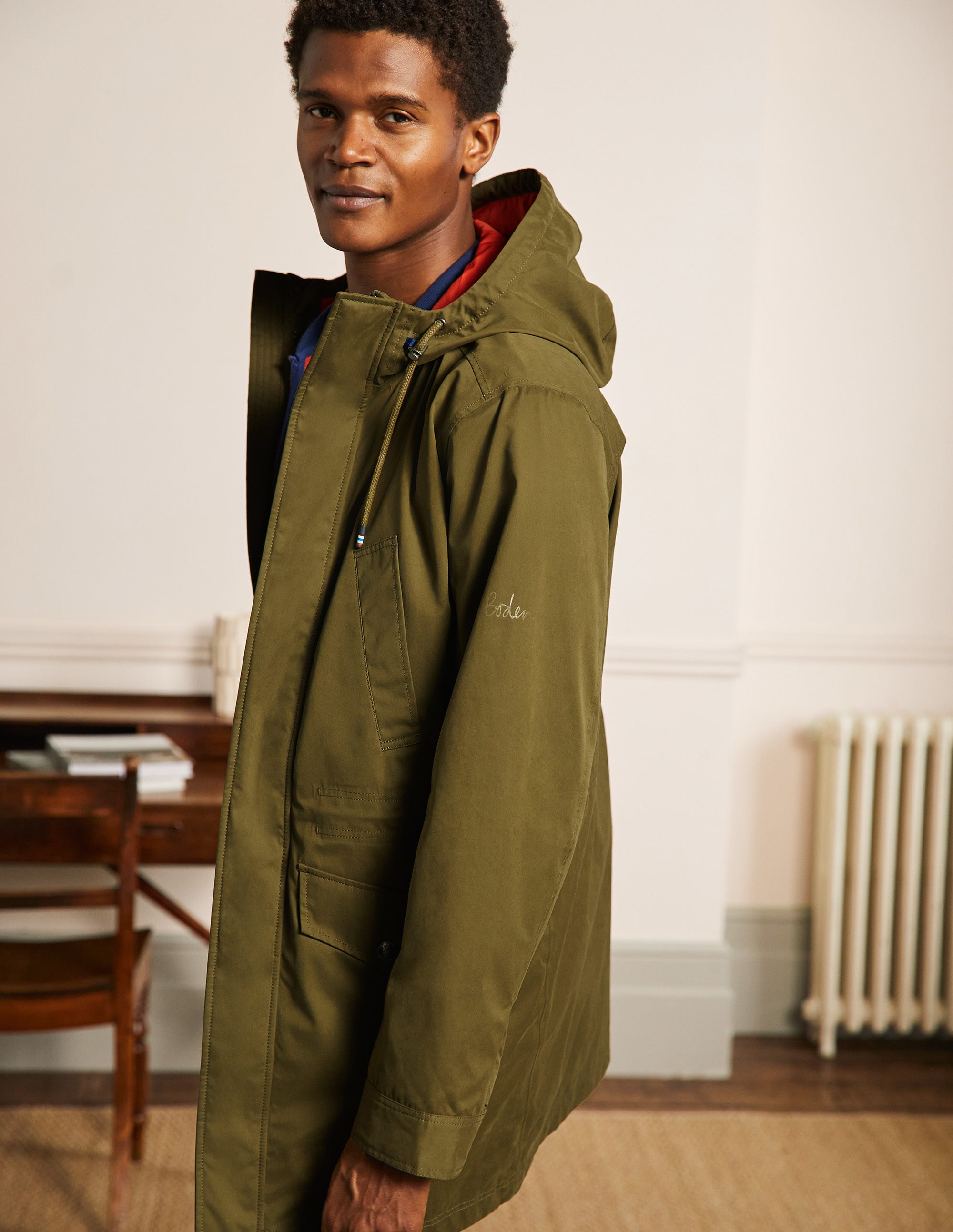 3 in 1 Longline Parka-Khaki - Image 4