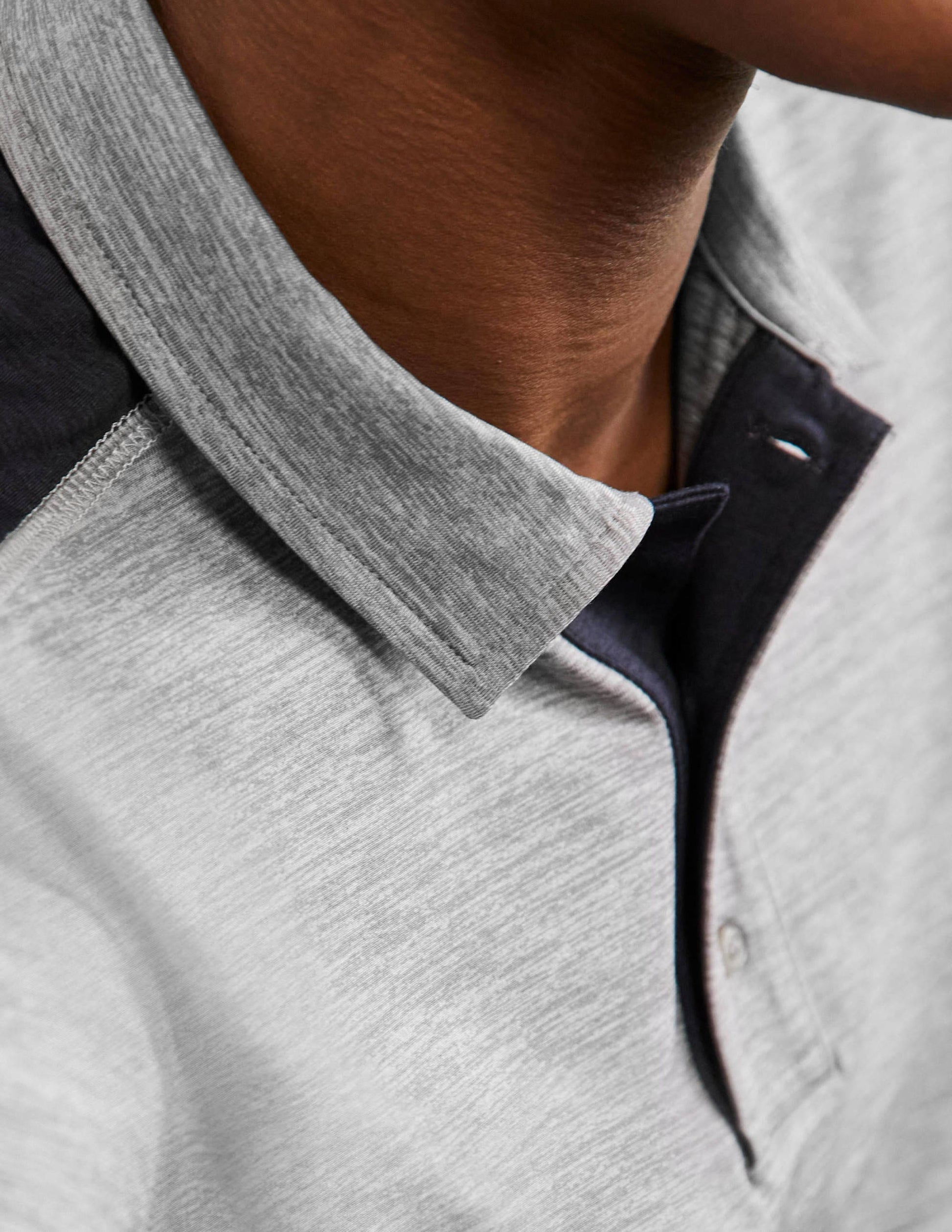 Active Polo Shirt-Grey Marl-2