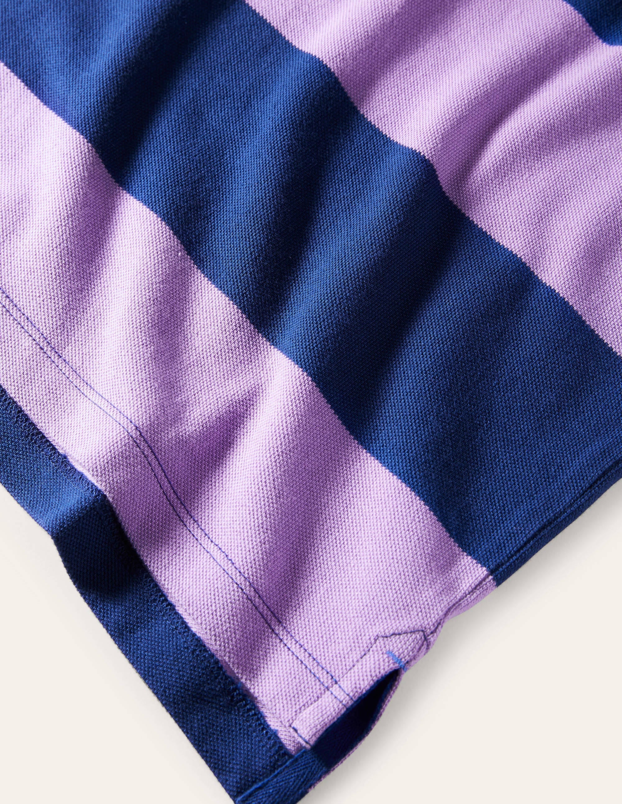 Piqué Polo Shirt-Violet/ Presidential Stripe - Image 5