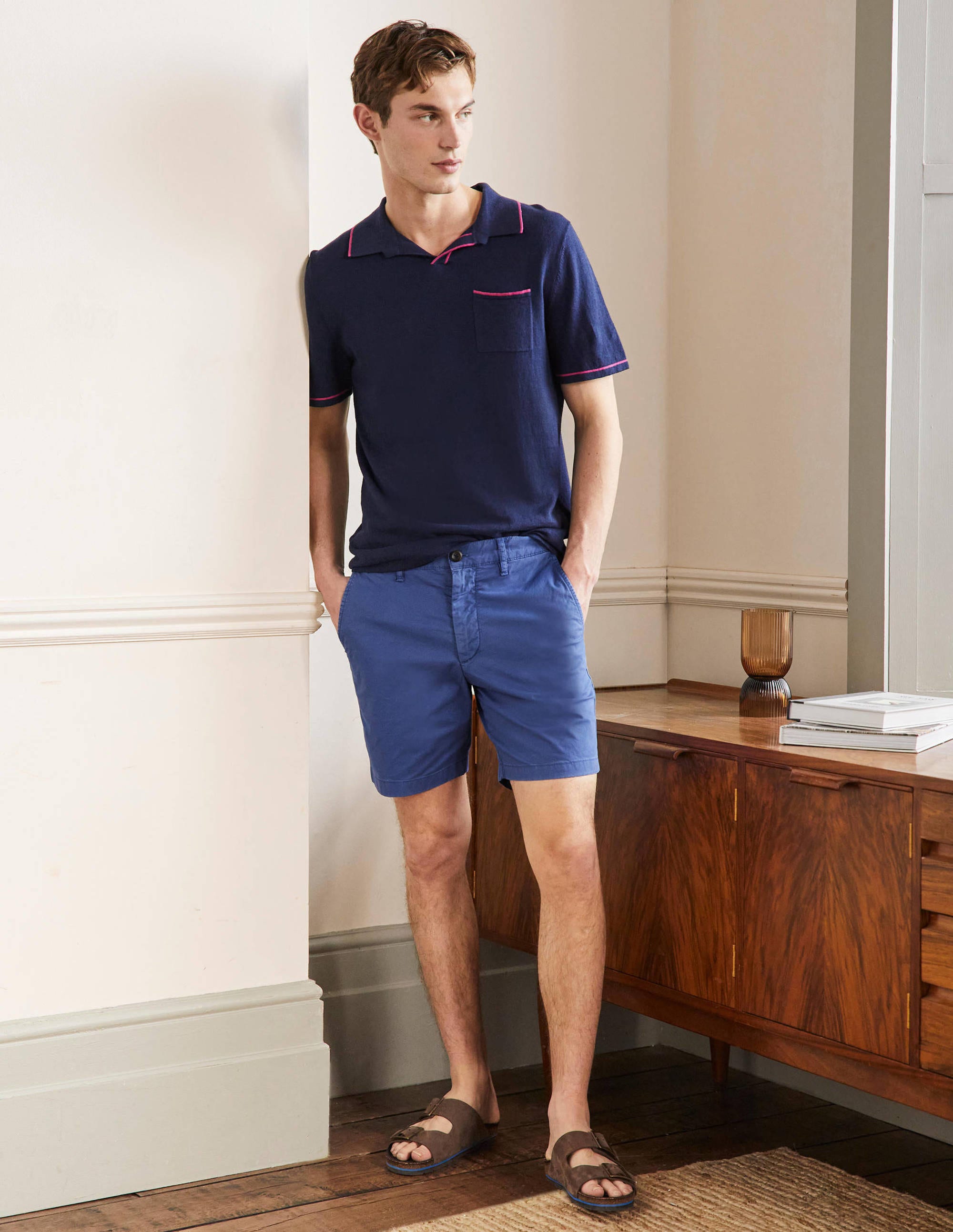 Chino Shorts-Inky Blue - Image 1