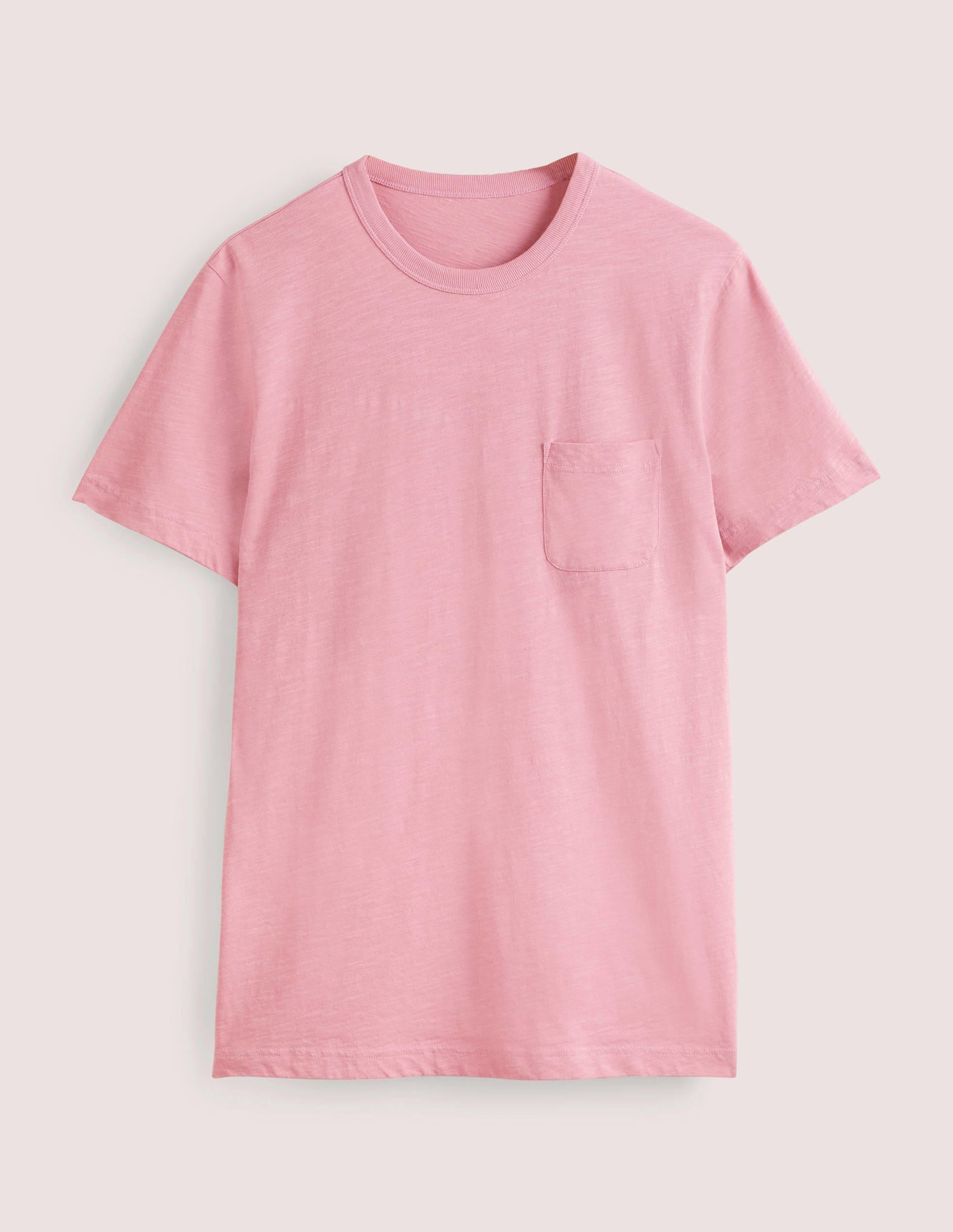 Laundered Slub T-Shirt-Lilas Pink - Image 5