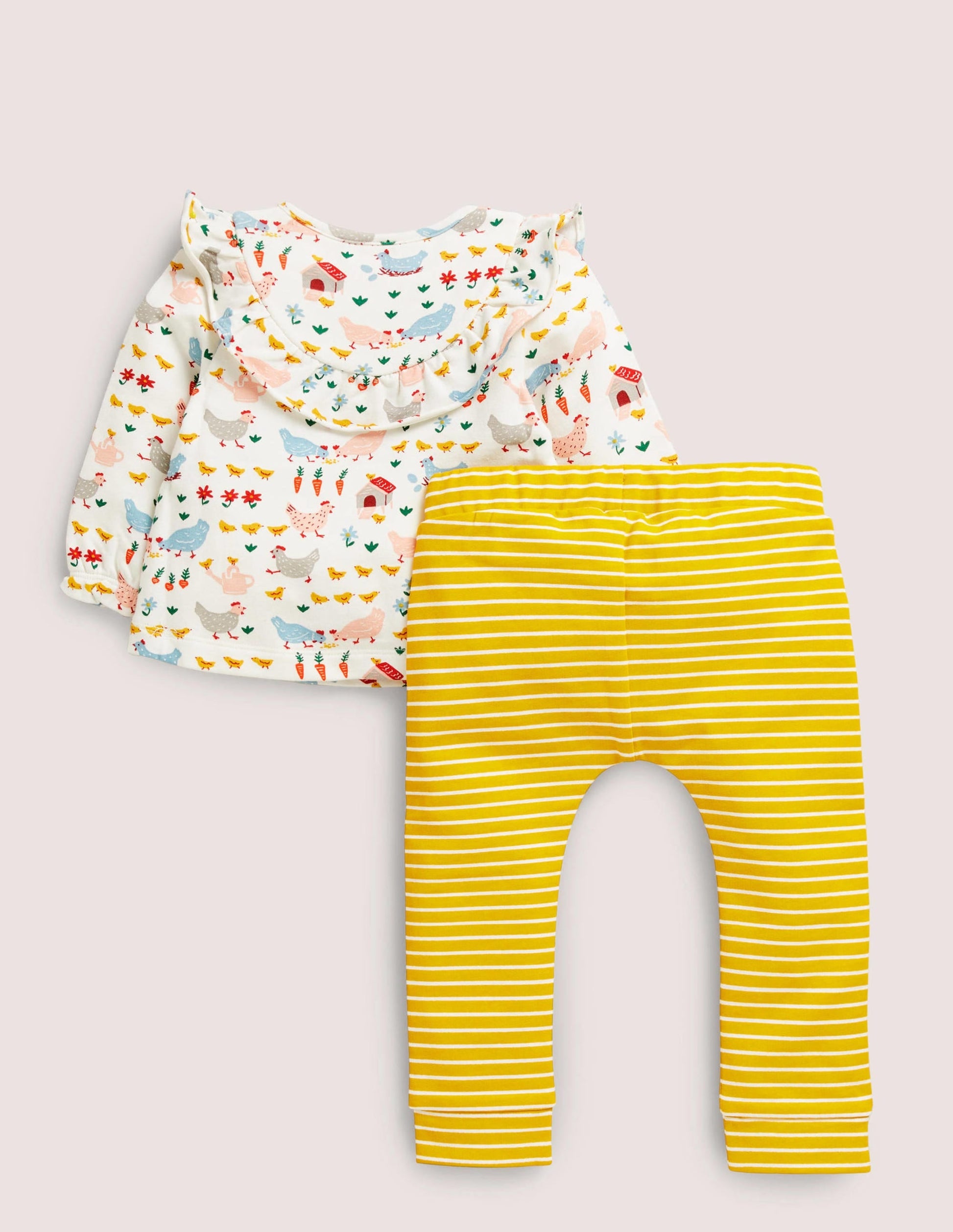 Jersey Ruffle Playset-Ivory Hen House-2
