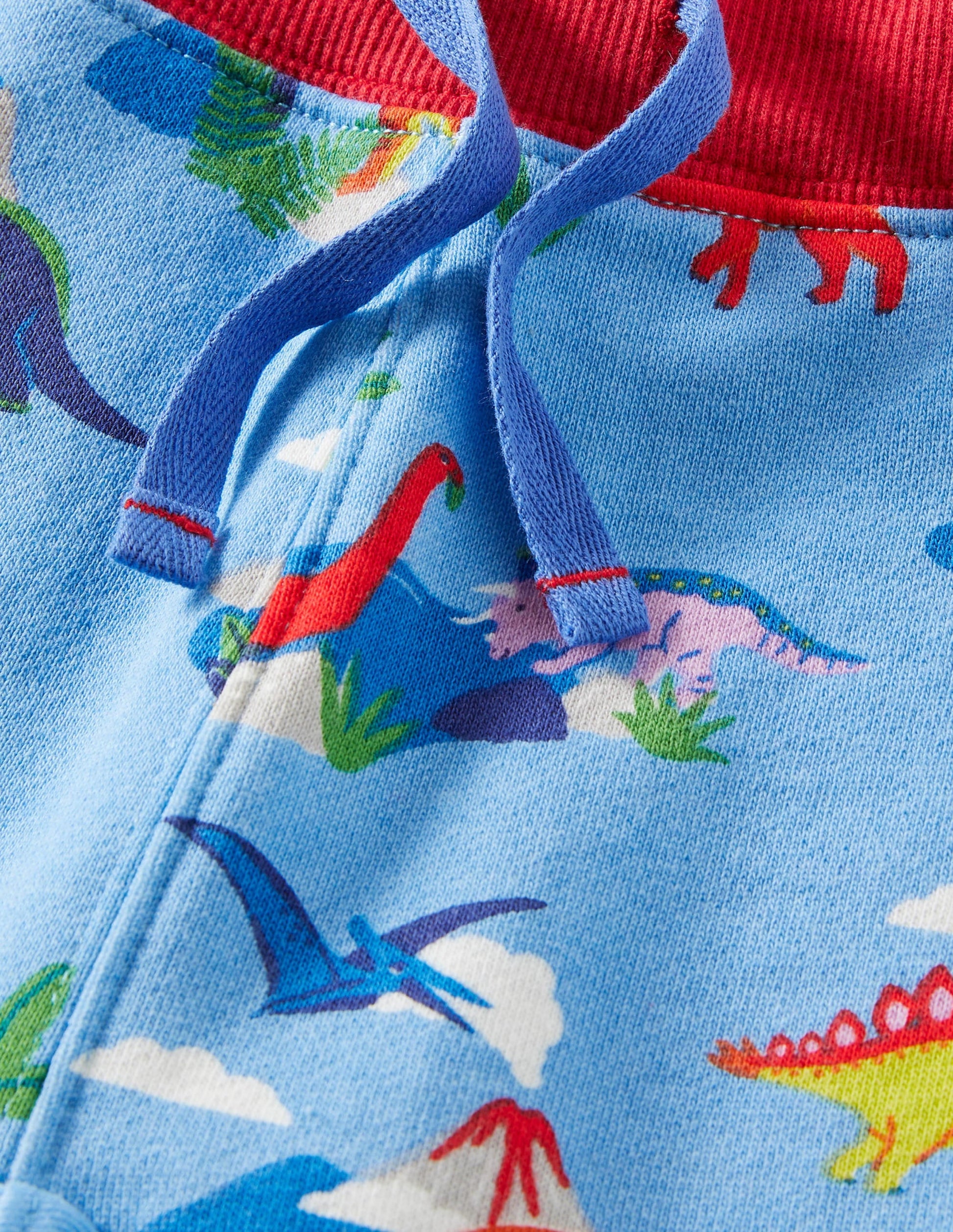 Jersey Printed Bottoms-Surfboard Blue Dino Scene-3