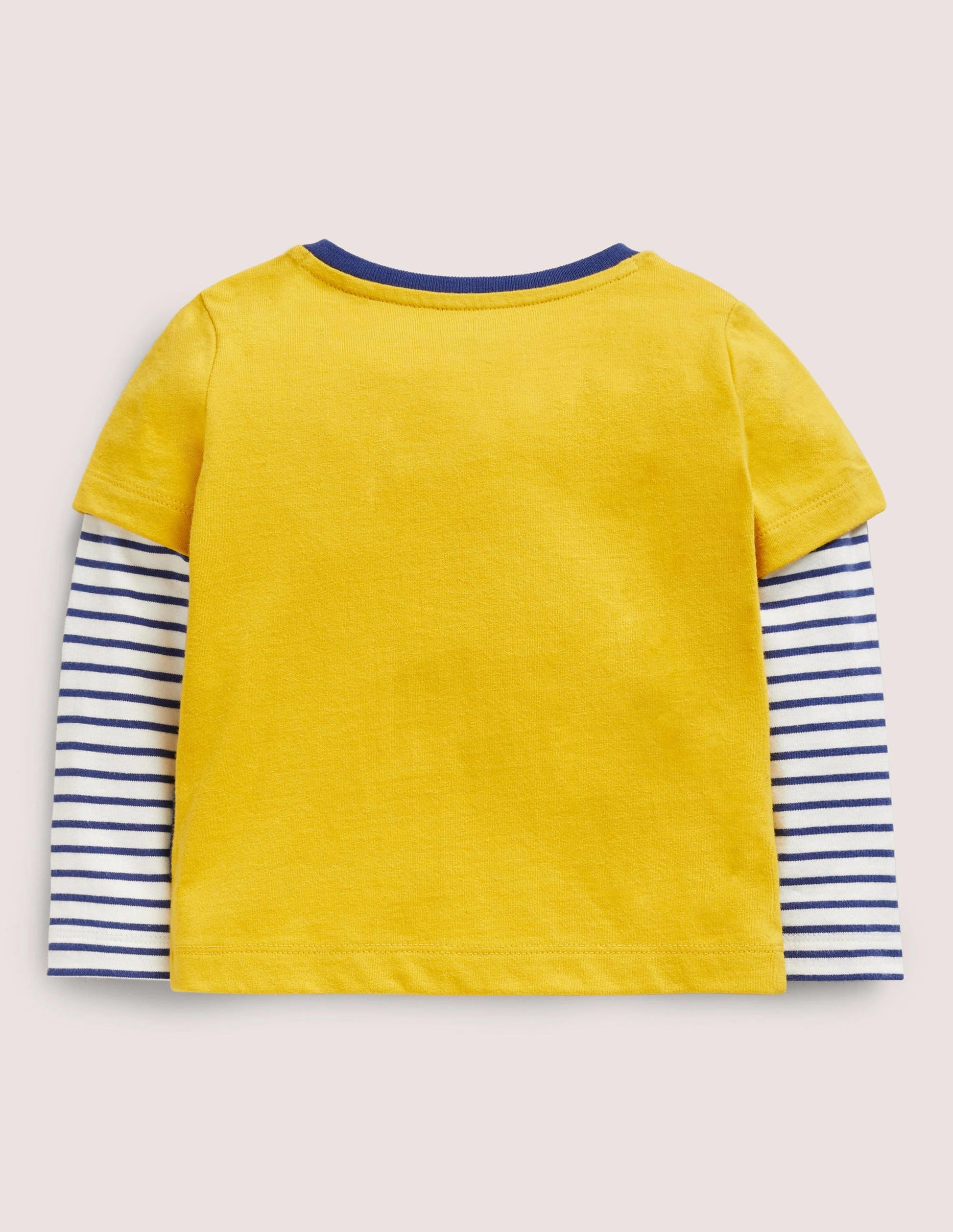 Appliqué T-shirt-Honeycomb Yellow Truck-2