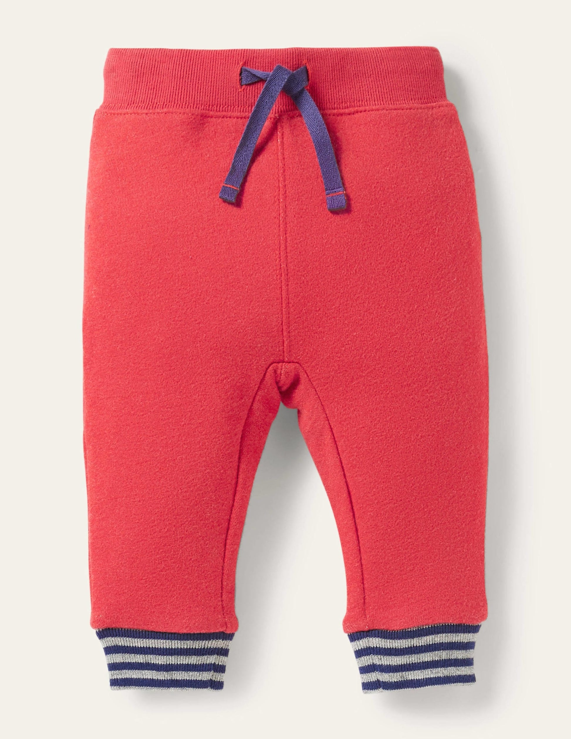 Star Pocket Jersey Trousers-Rockabilly Red-1