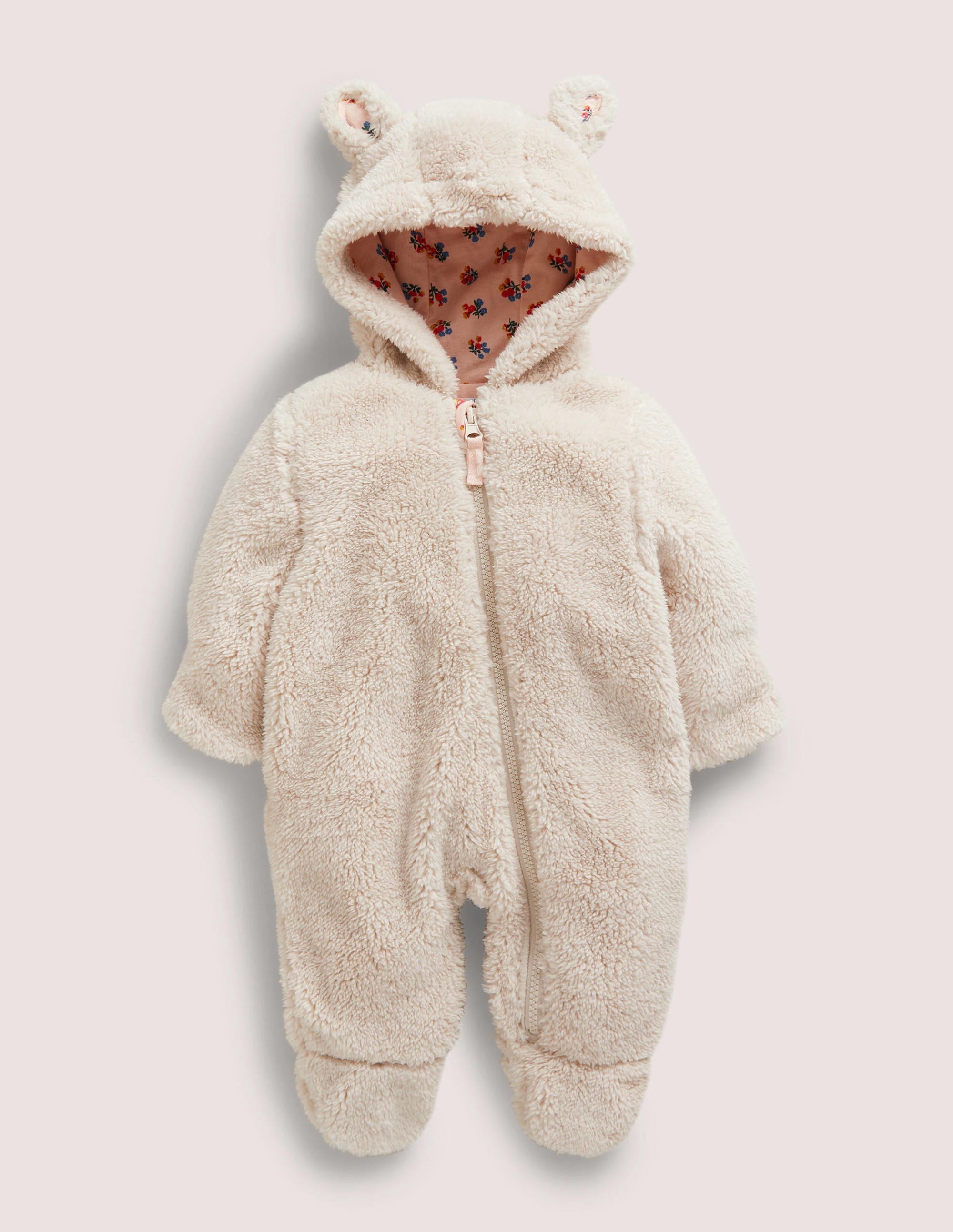 Cosy Bunny Borg All-in-one-Natural - Image 1