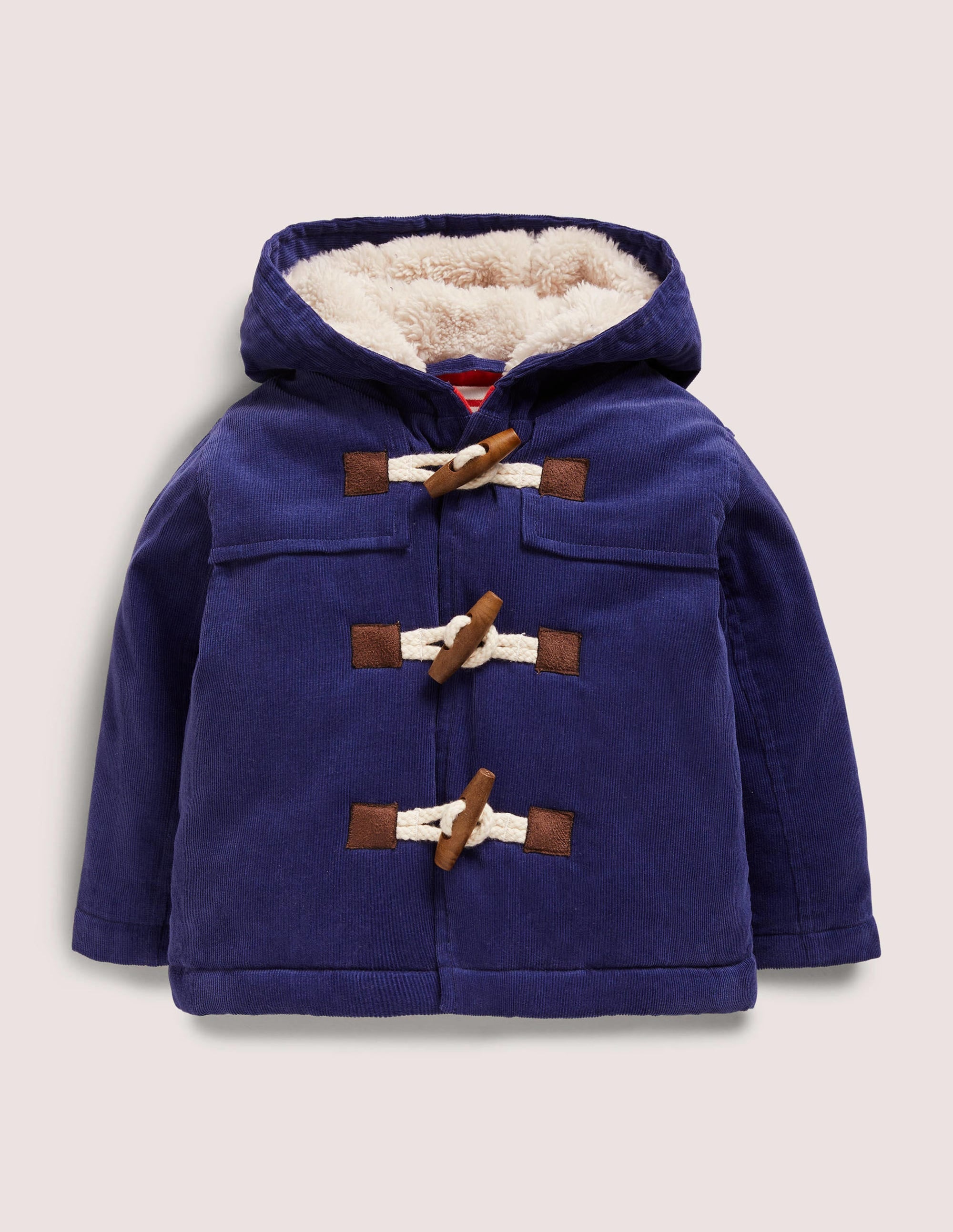 Cord Duffle Coat-Starboard Blue - Image 1