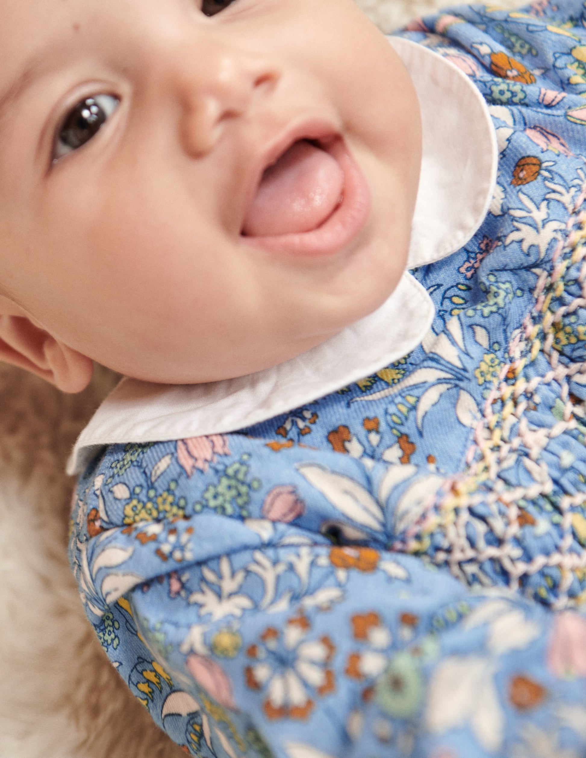 Floral Romper-Dusty Blue Floral-2