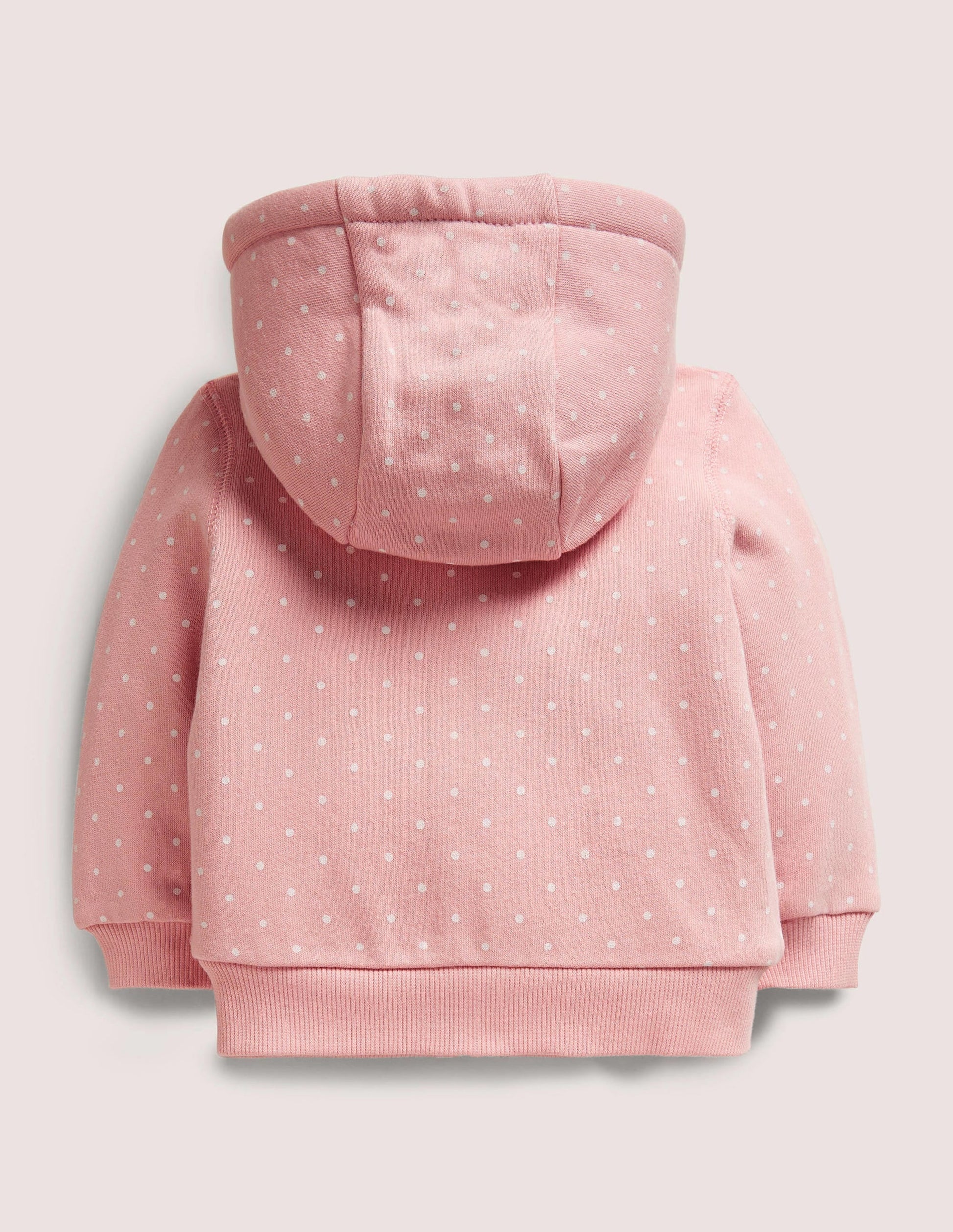 Appliqué Shaggy Hoodie-Boto Pink Chickens-2