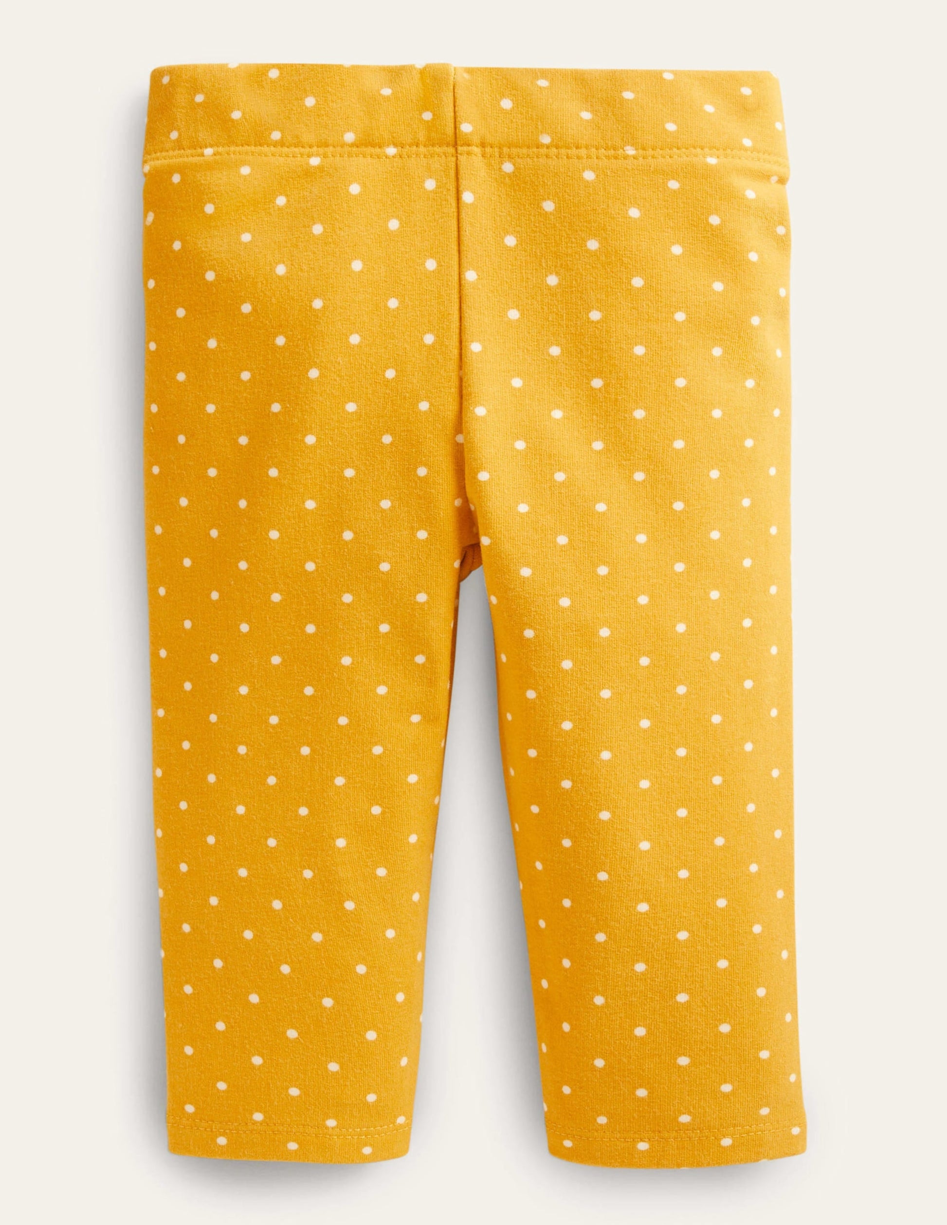Cosy Leggings-Honeycomb Yellow Pin Spot-1