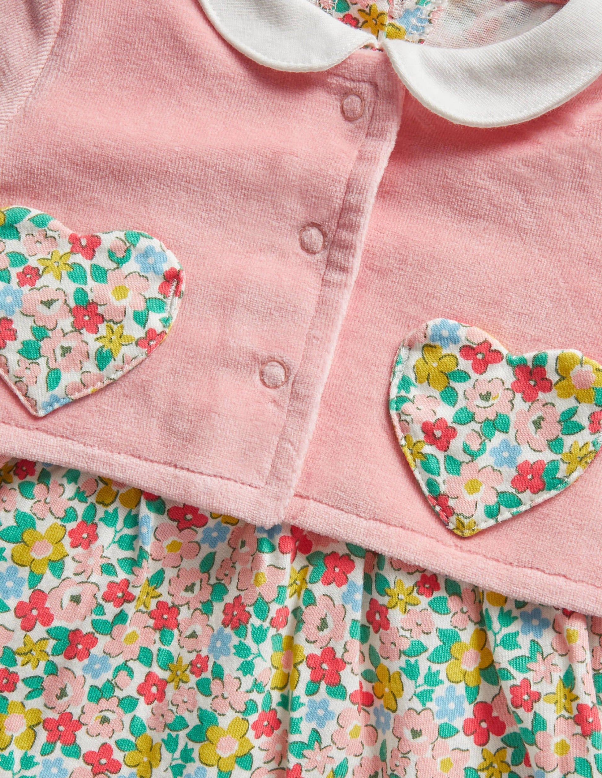 Jersey Dress and Jacket Set-Boto Pink Spring Floral-3