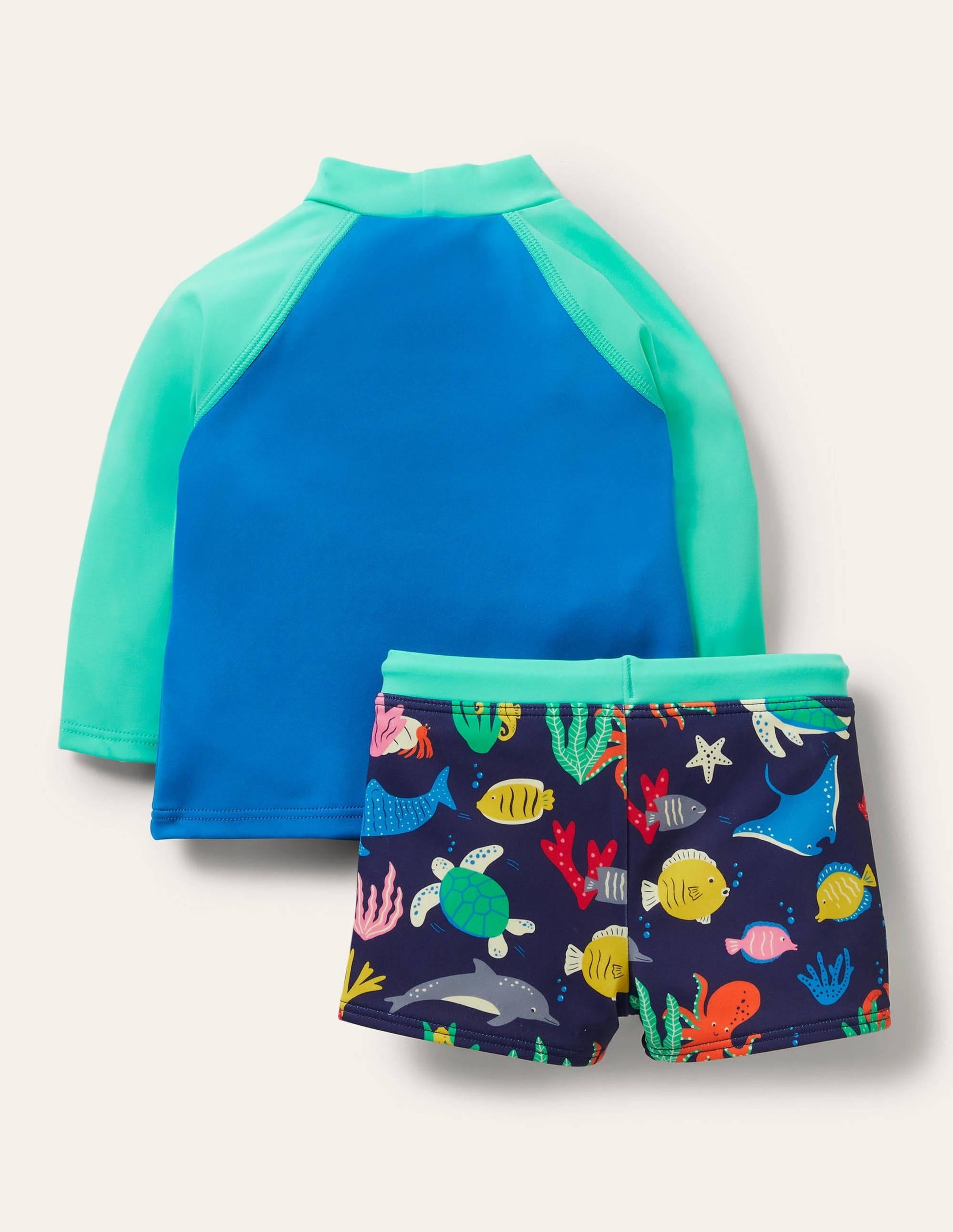 Rash Vest Set-Tropical Green Octopus-2