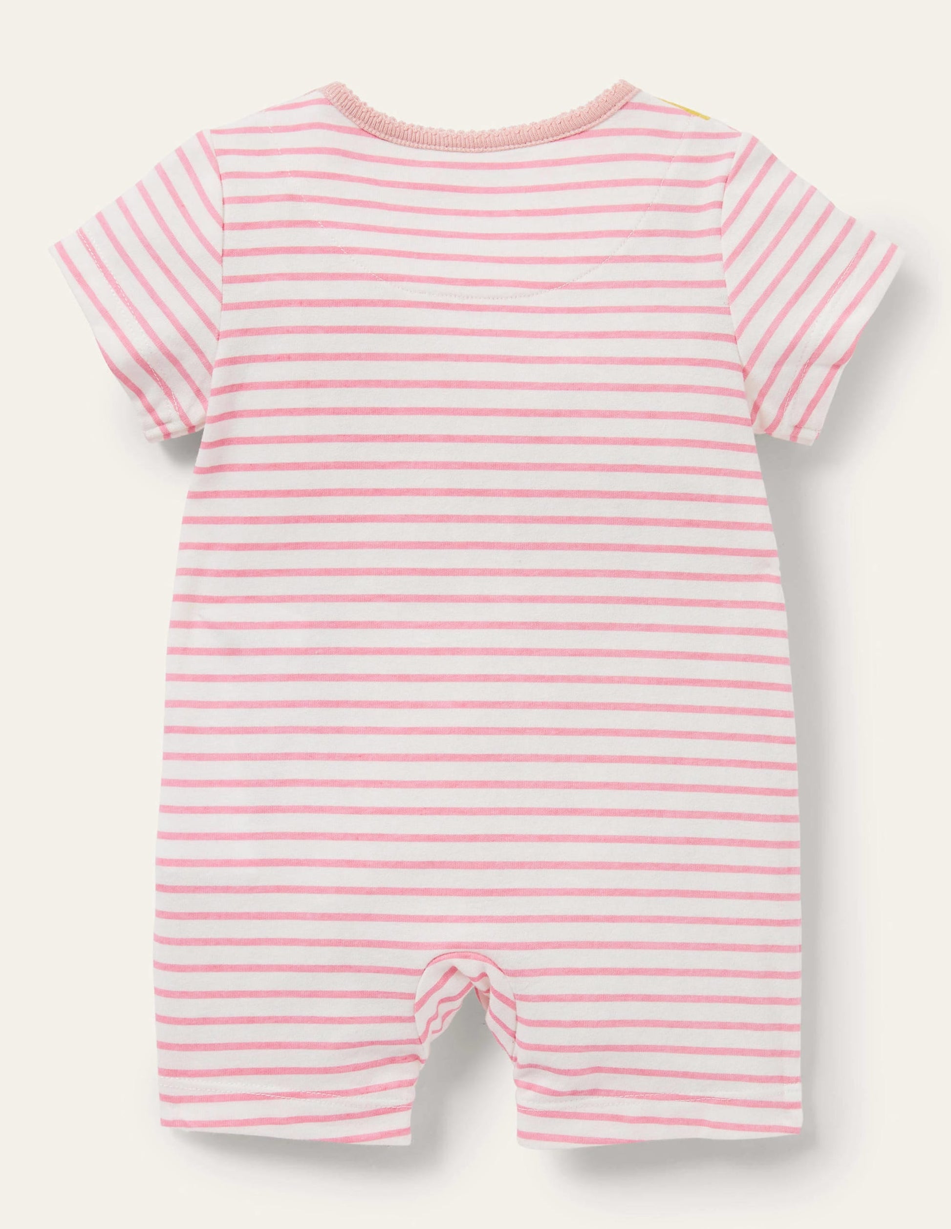 Appliqué Jersey Romper-Rainbow Animals-2