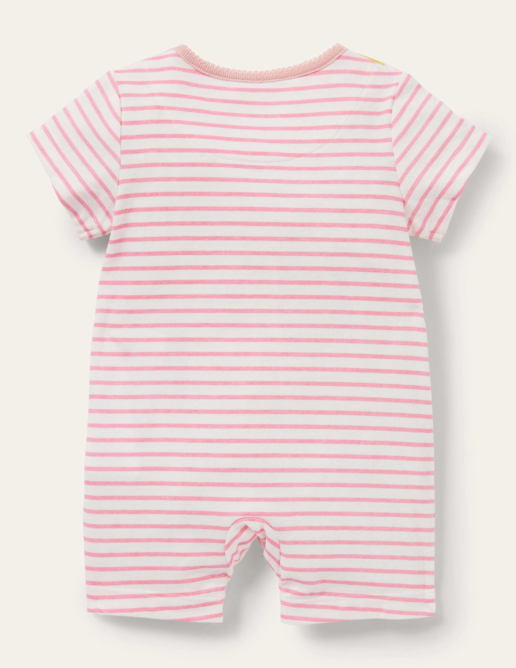 Appliqué Jersey Romper-Rainbow Animals - Image 2