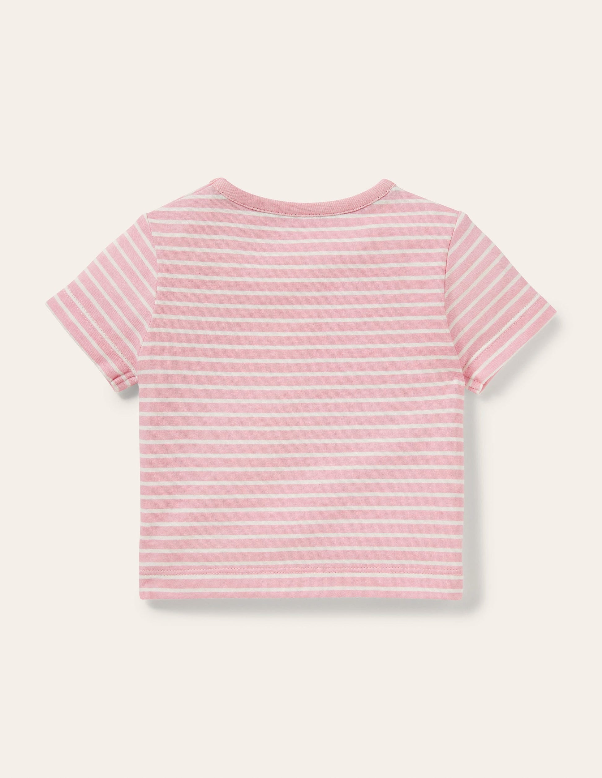 Crochet T-shirt-Pink Lemonade/Ivory Jungle-2