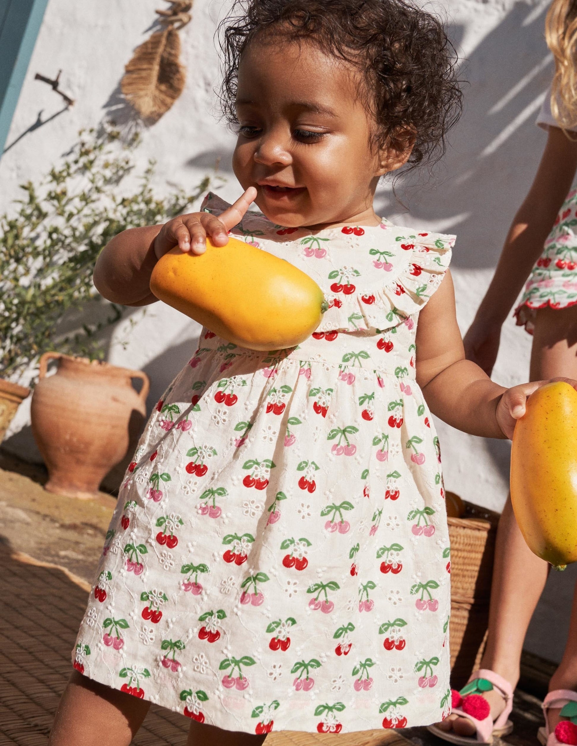 Broderie Woven Dress-Molly Mahon Cherries-4