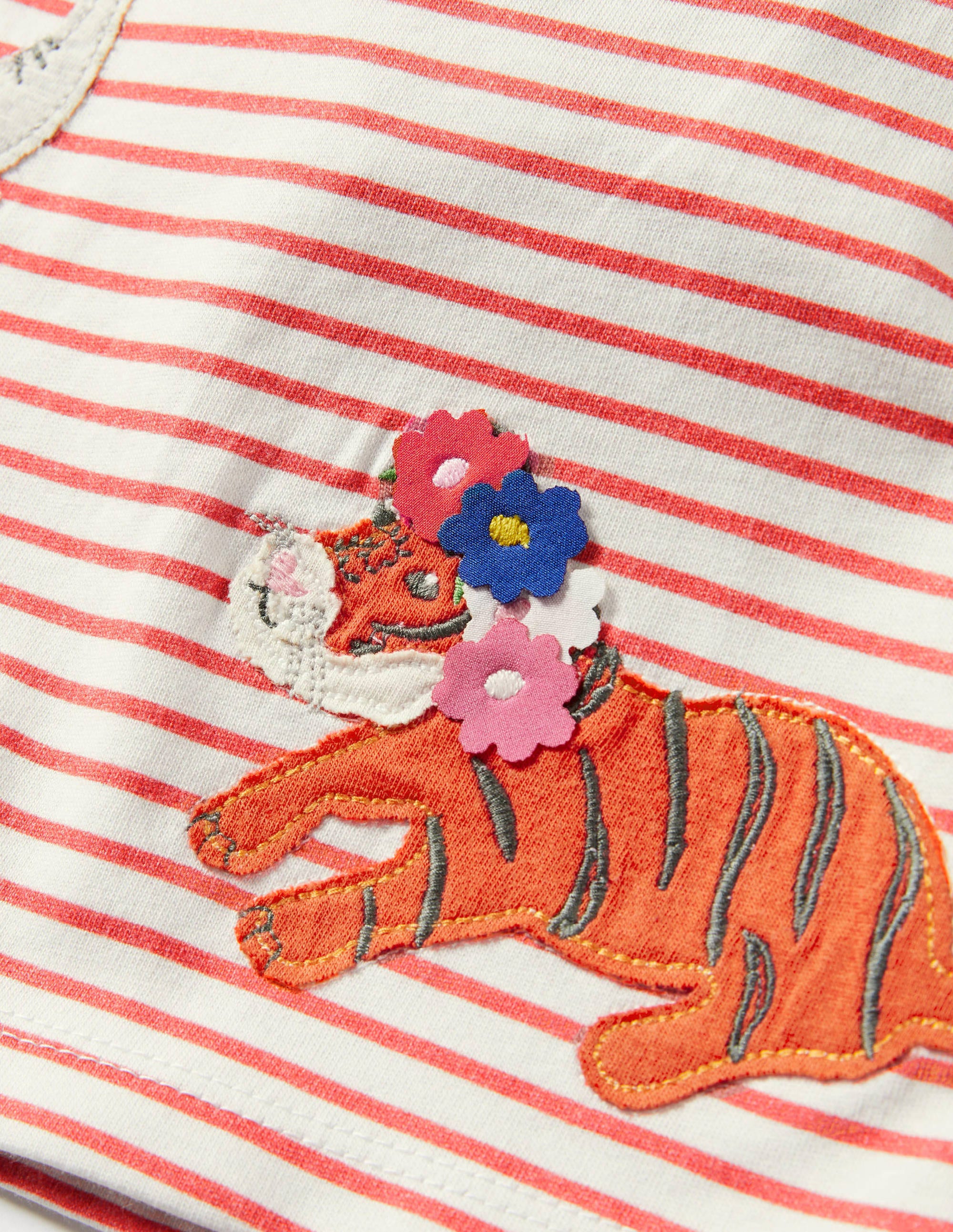 Dress and Leggings Playset-Red/Ivory Jungle Animals - Image 3
