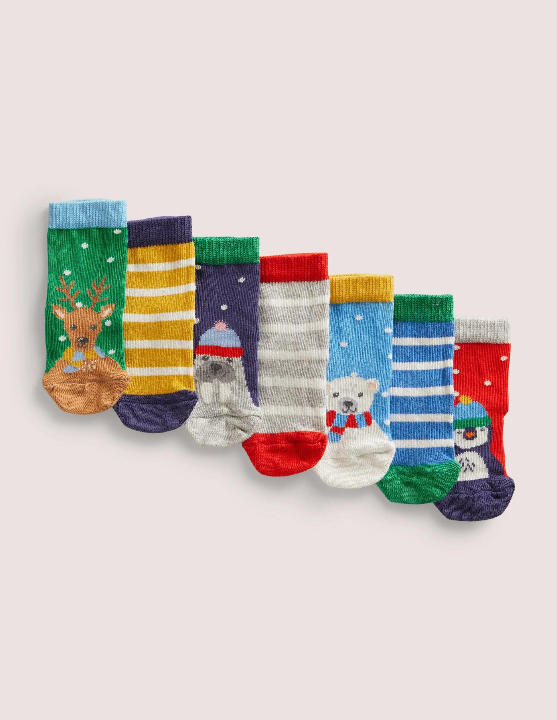 Socks 7 Pack-Winter Multi-1