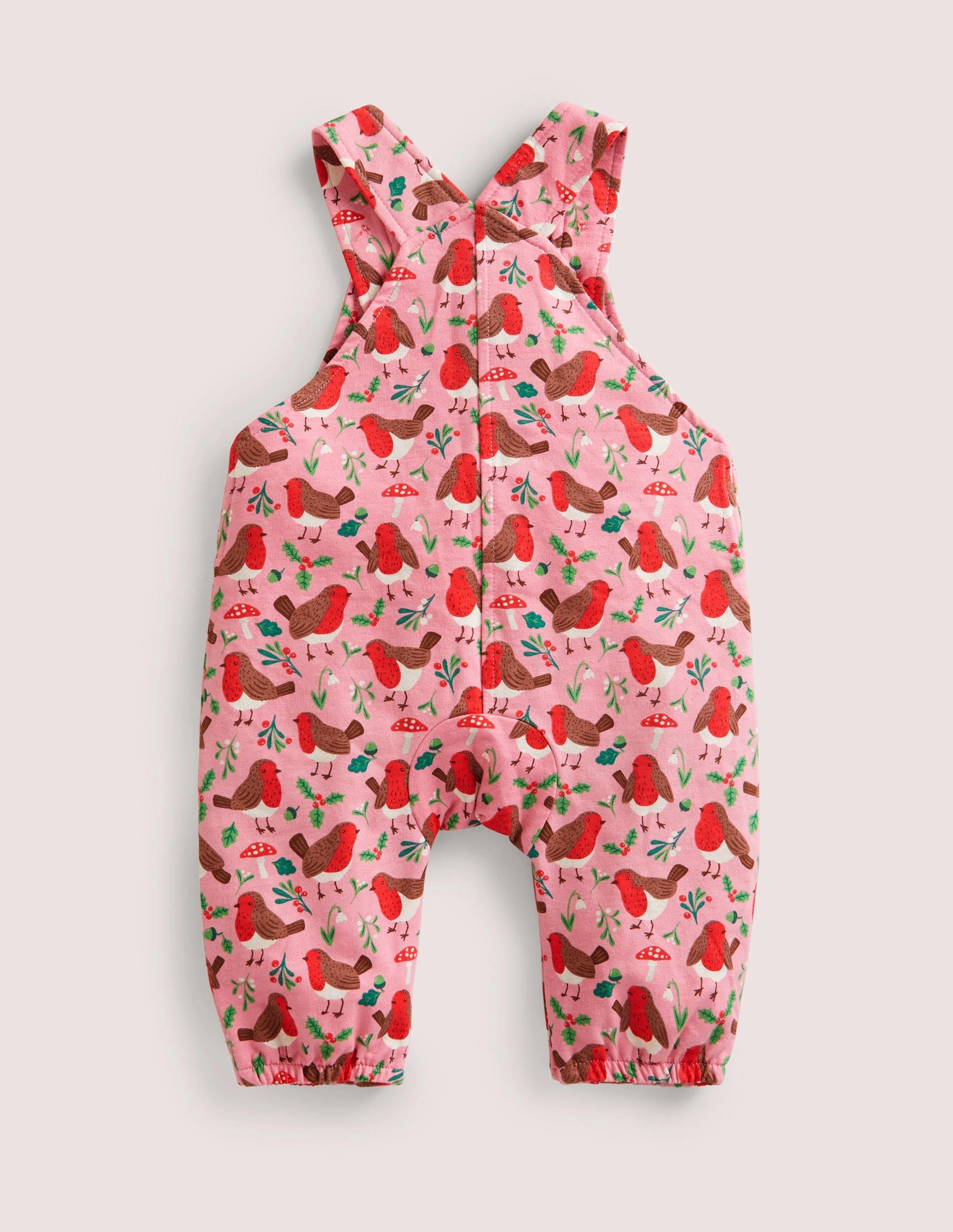 Jersey Dungaree-Boto Pink Robins - Image 2