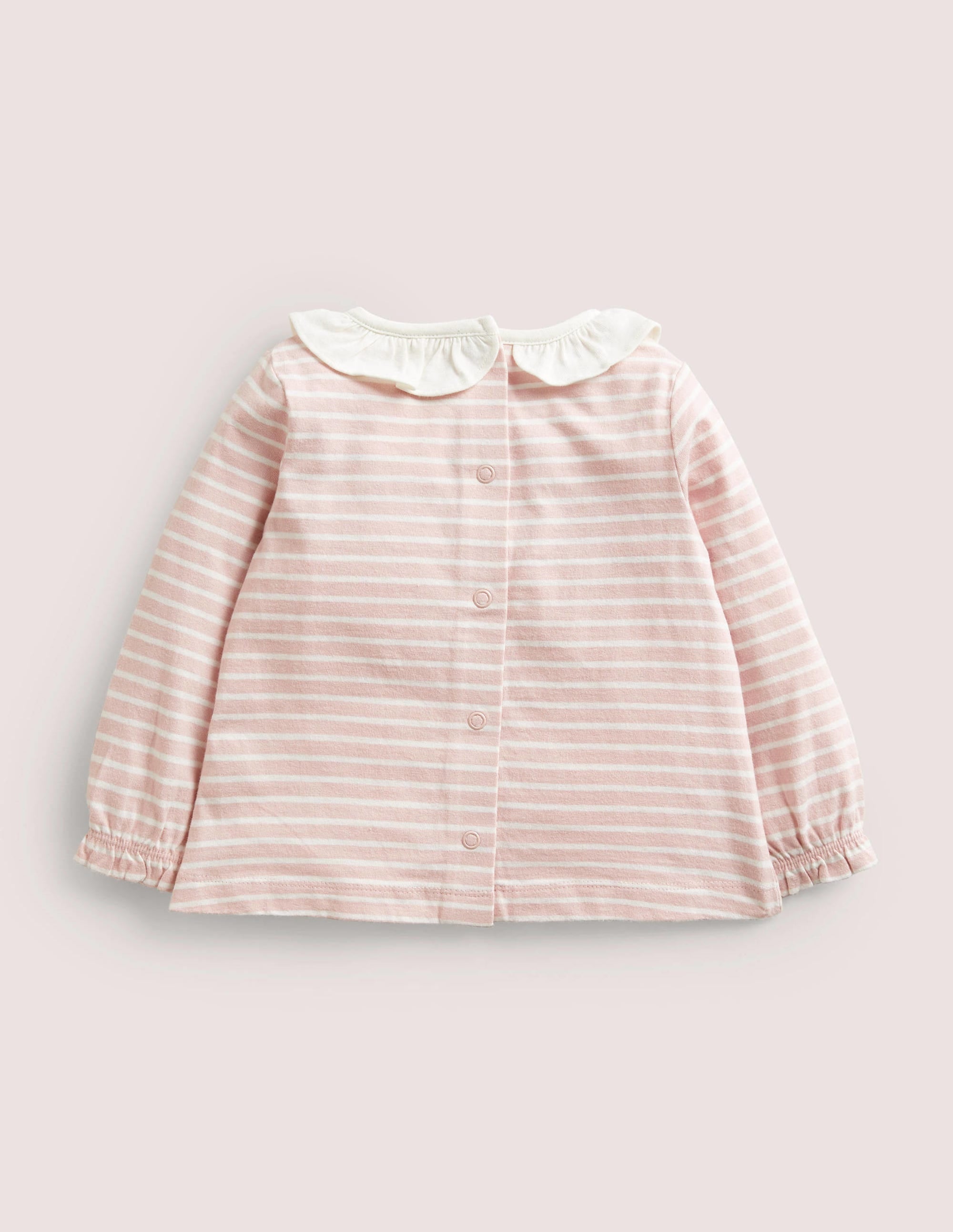 Appliqué Graphic T-Shirt-Boto Pink/Ivory Hedgehog - Image 2