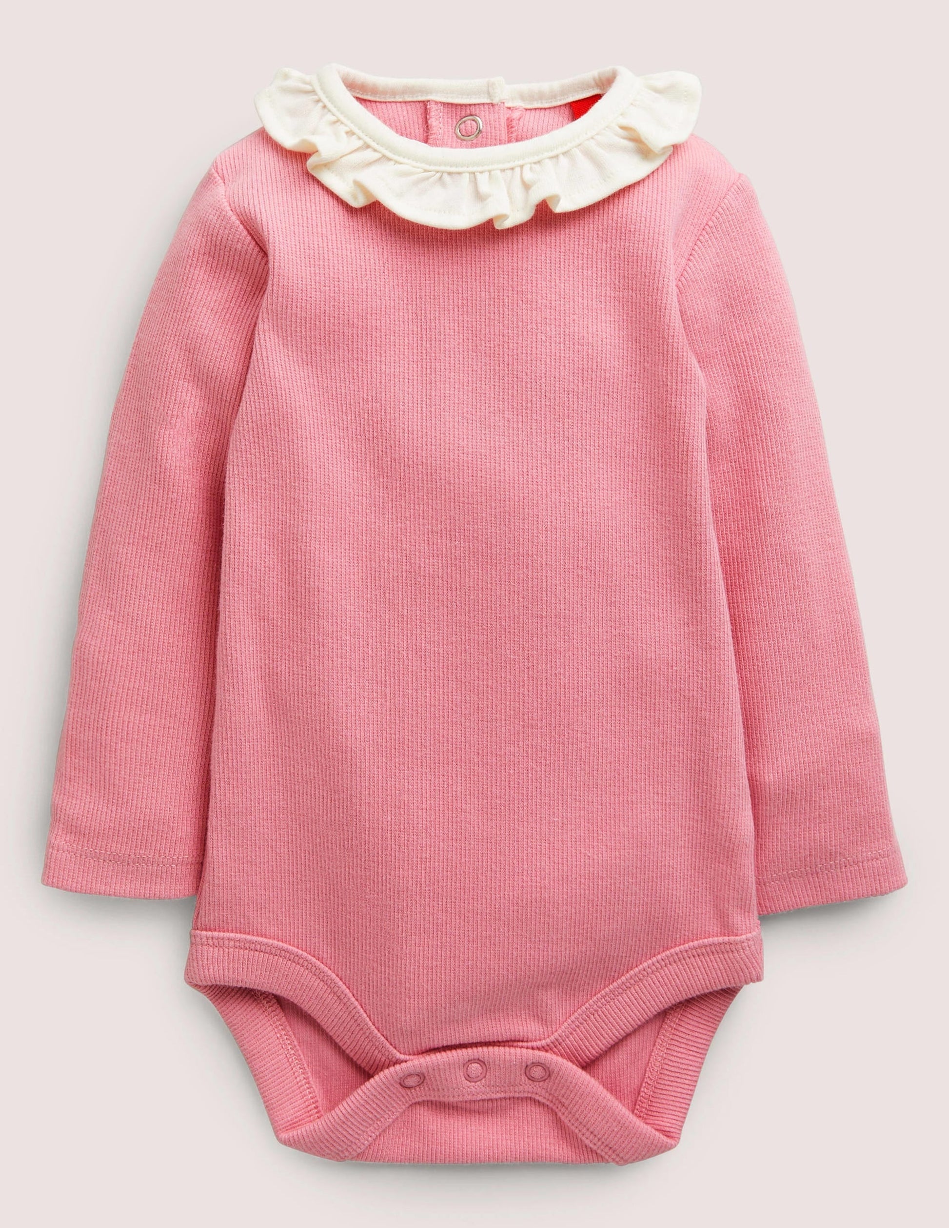 Ribbed Collared Body-Formica Pink-1