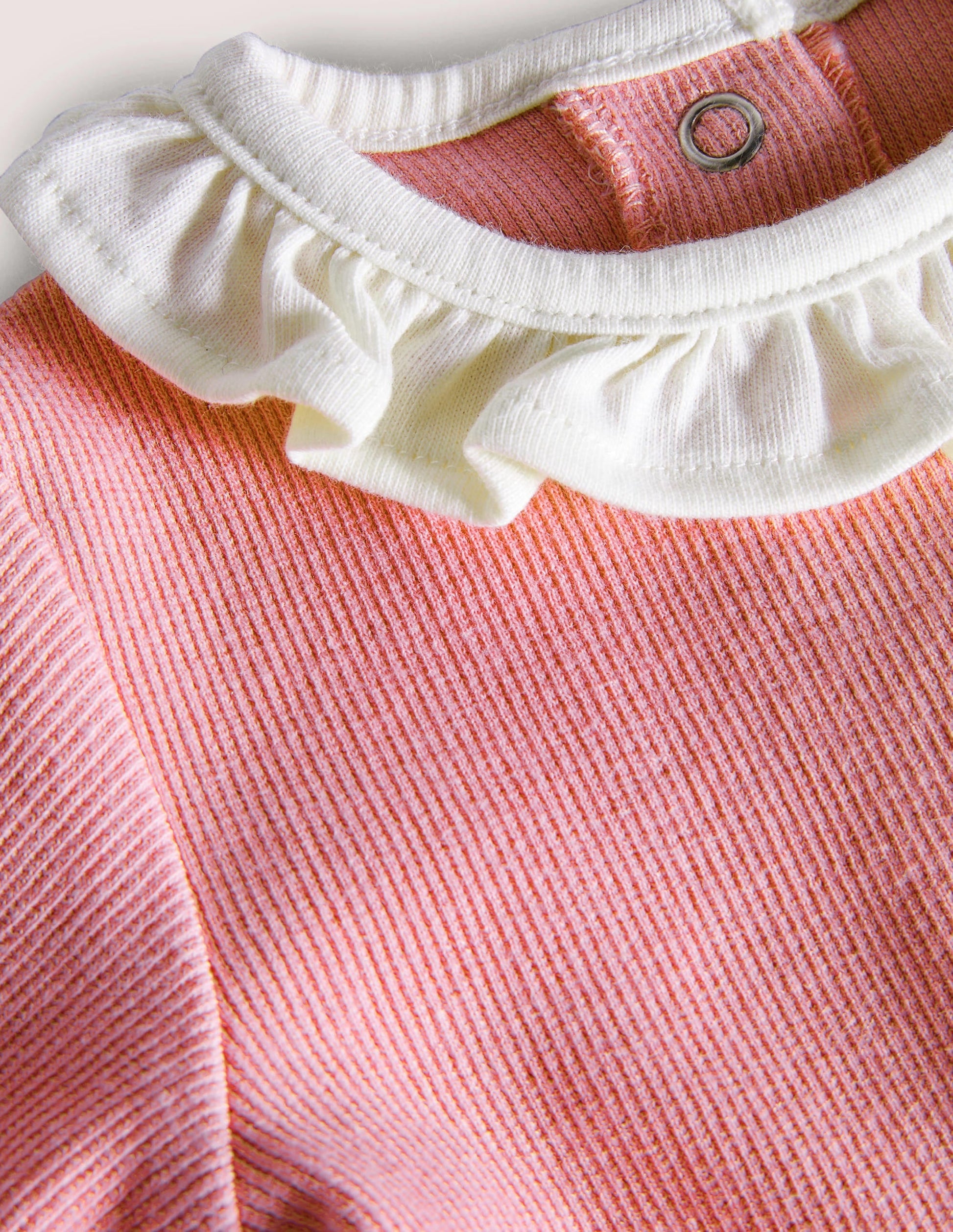 Ribbed Collared Body-Formica Pink-3