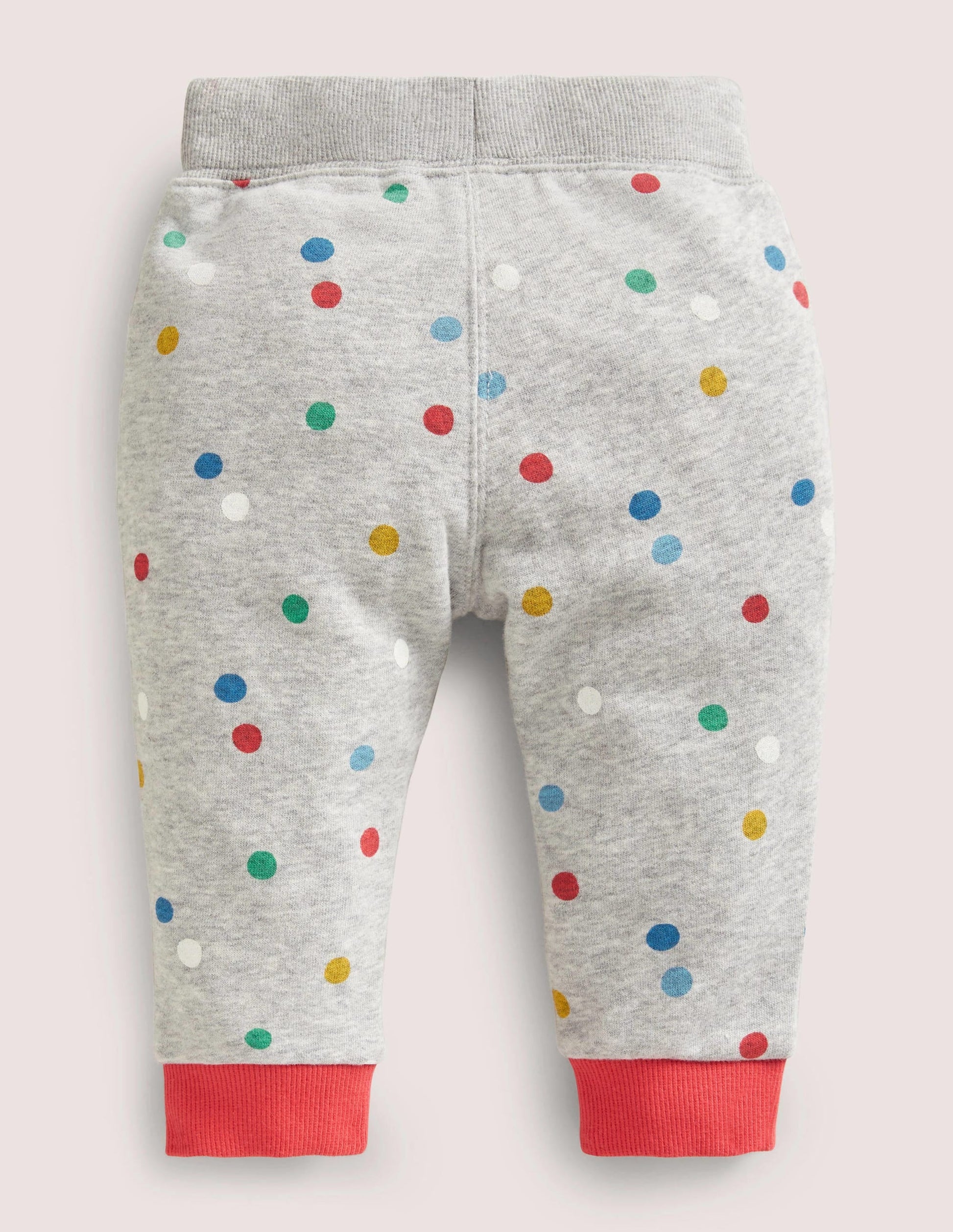 Cosy Jersey Bottoms-Grey Marl Painted Spot-2