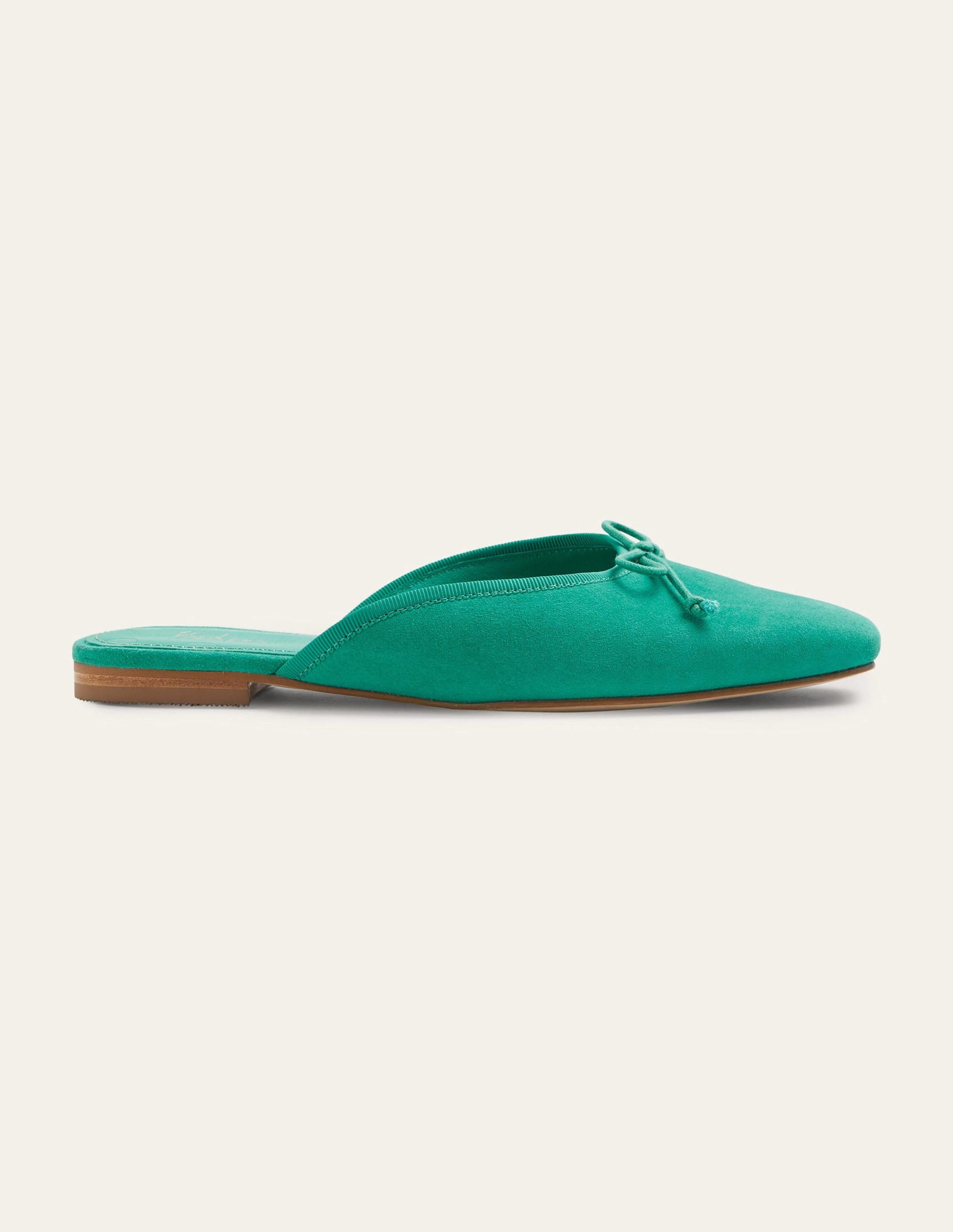 Mule Ballet Pump-Emerald-5