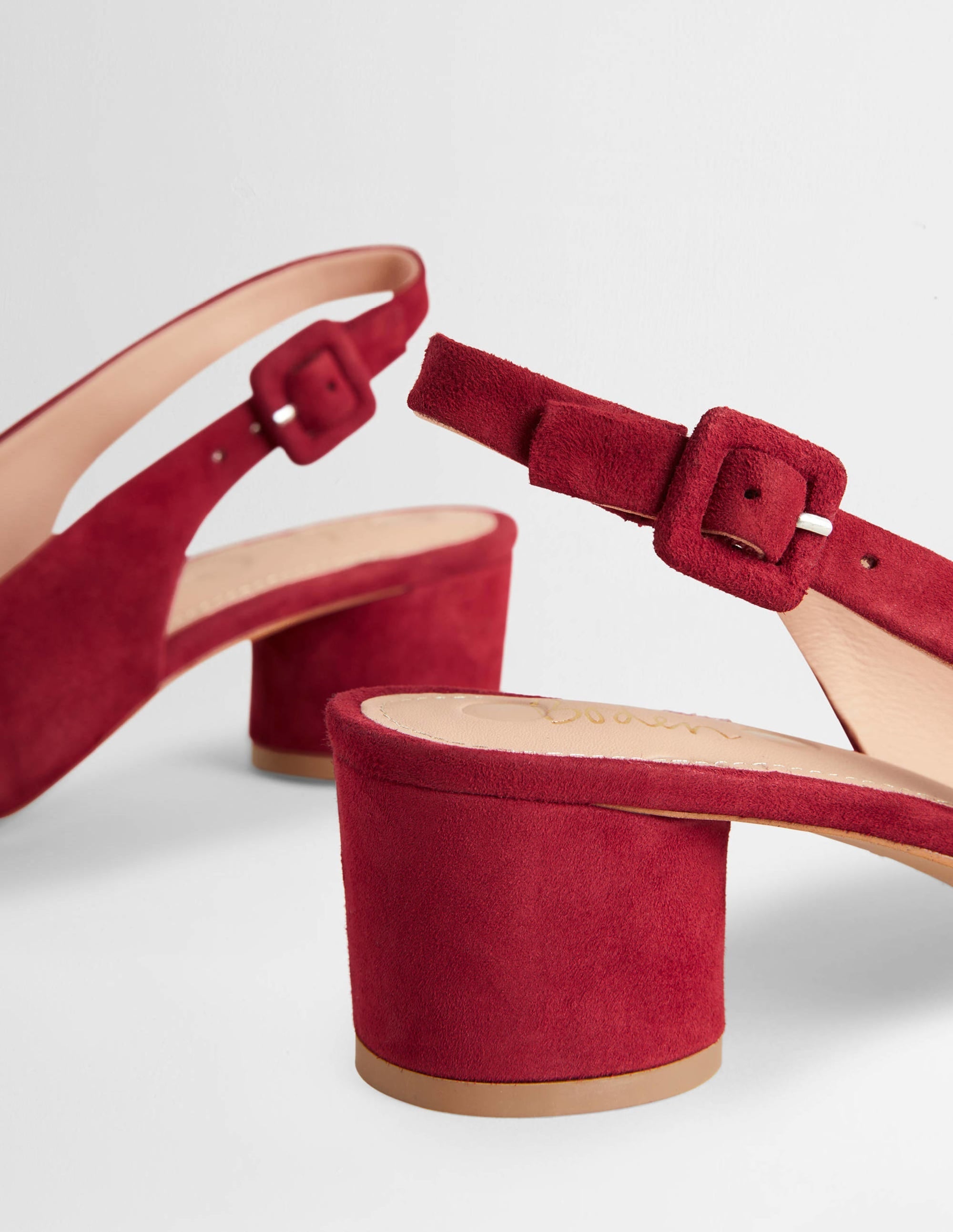 Pointed Slingback Low Heels-Winterberry - Image 3