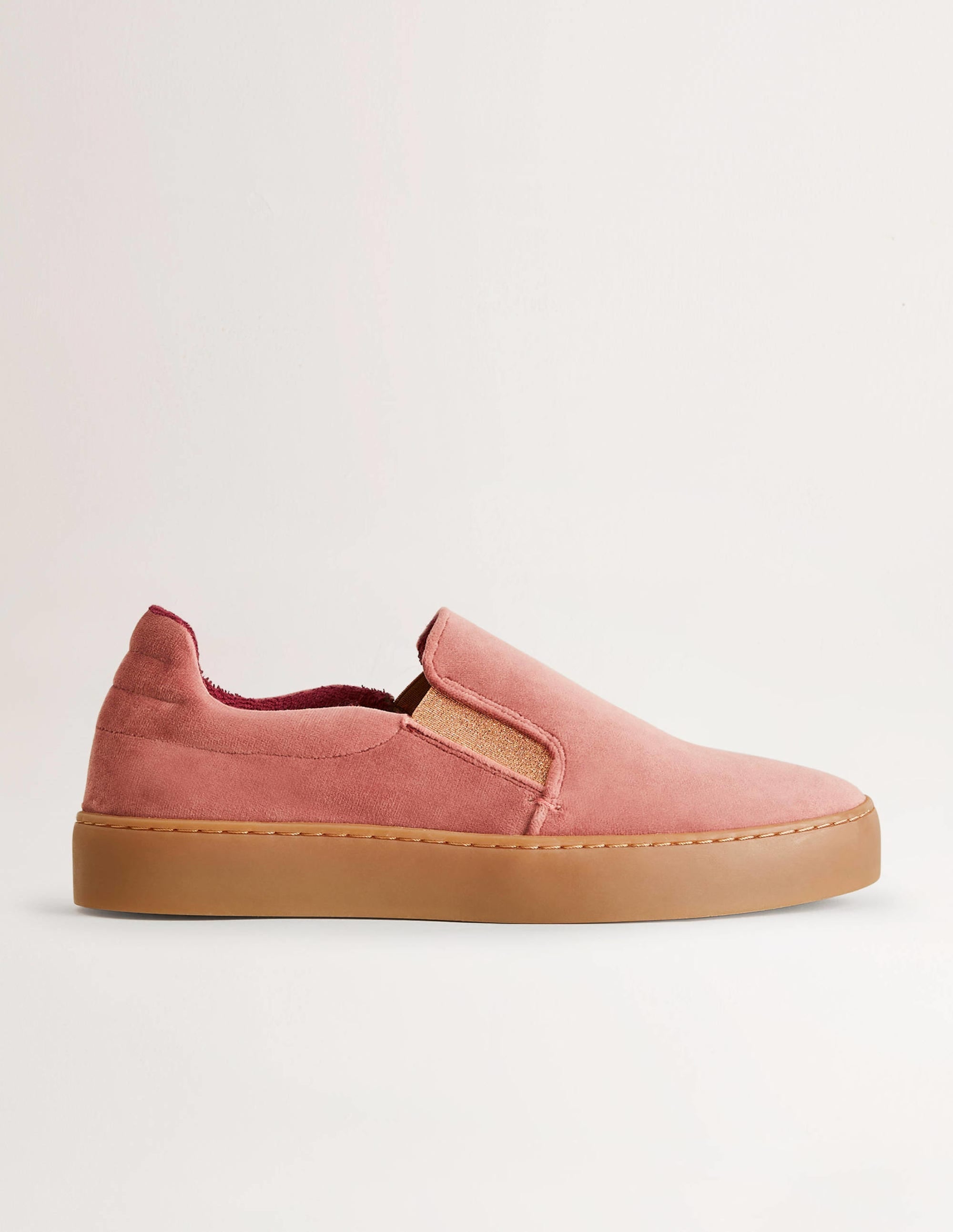 Slip-on Trainers-Dusty Red - Image 1