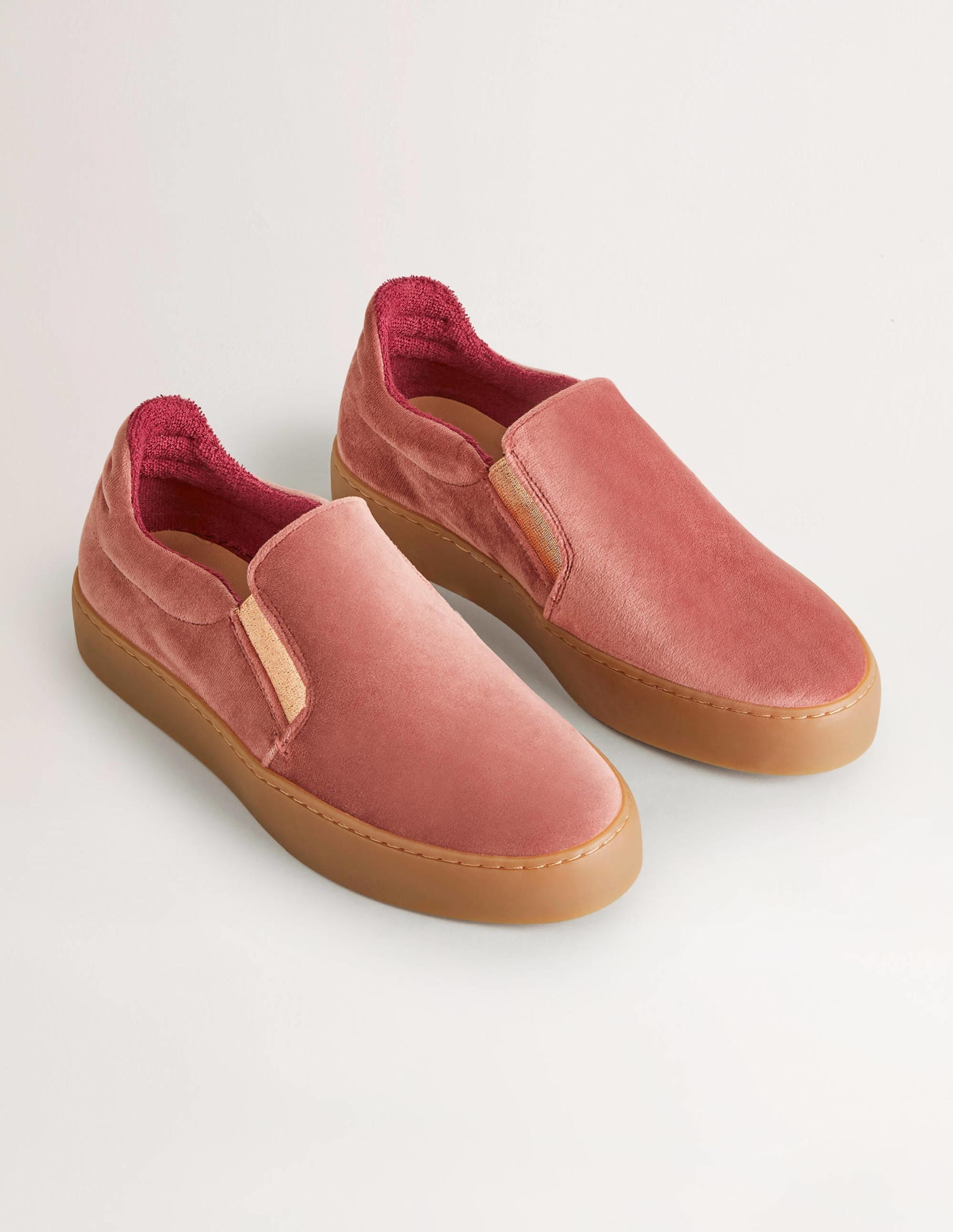 Slip-on Trainers-Dusty Red - Image 2