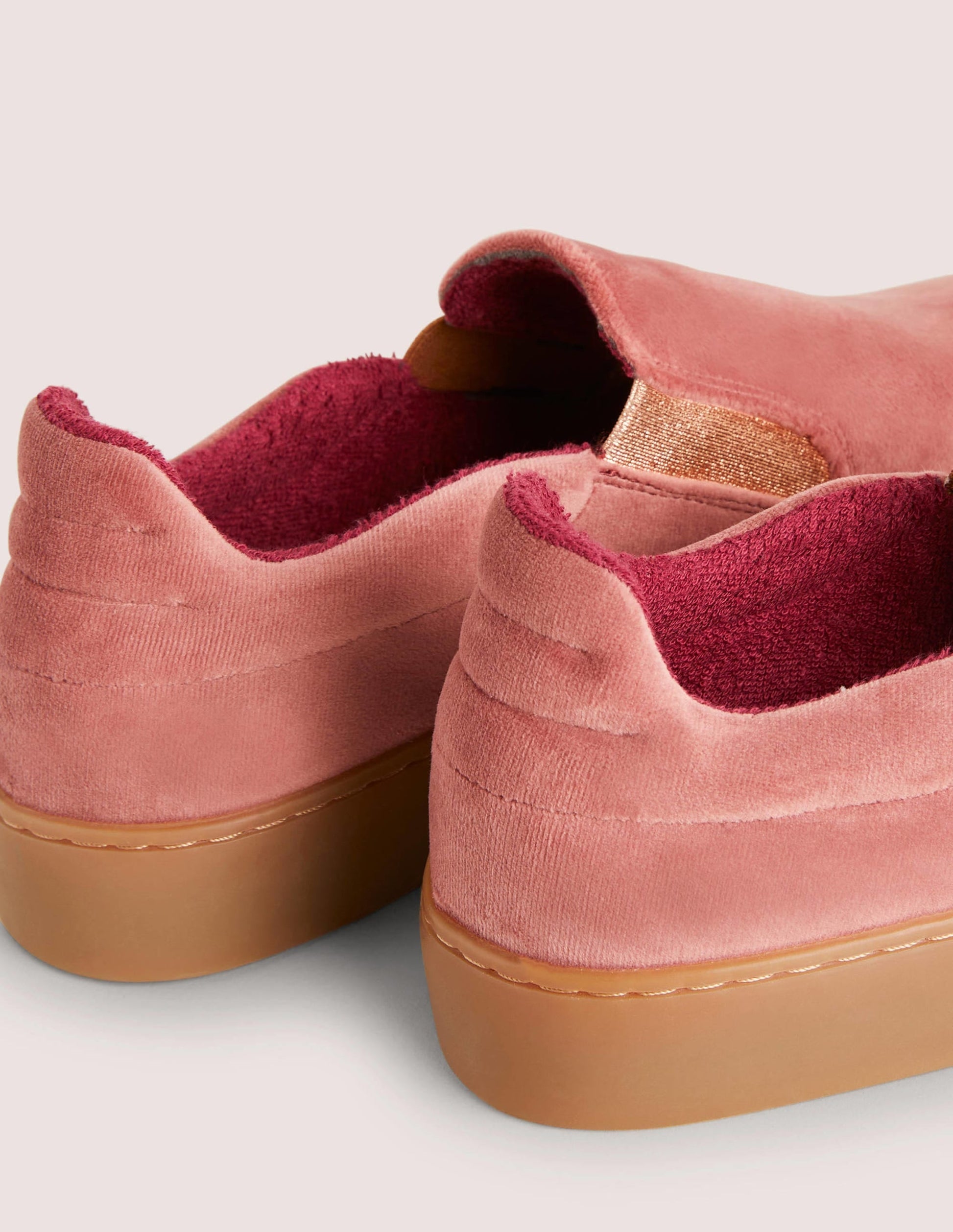 Slip-on Trainers-Dusty Red-3