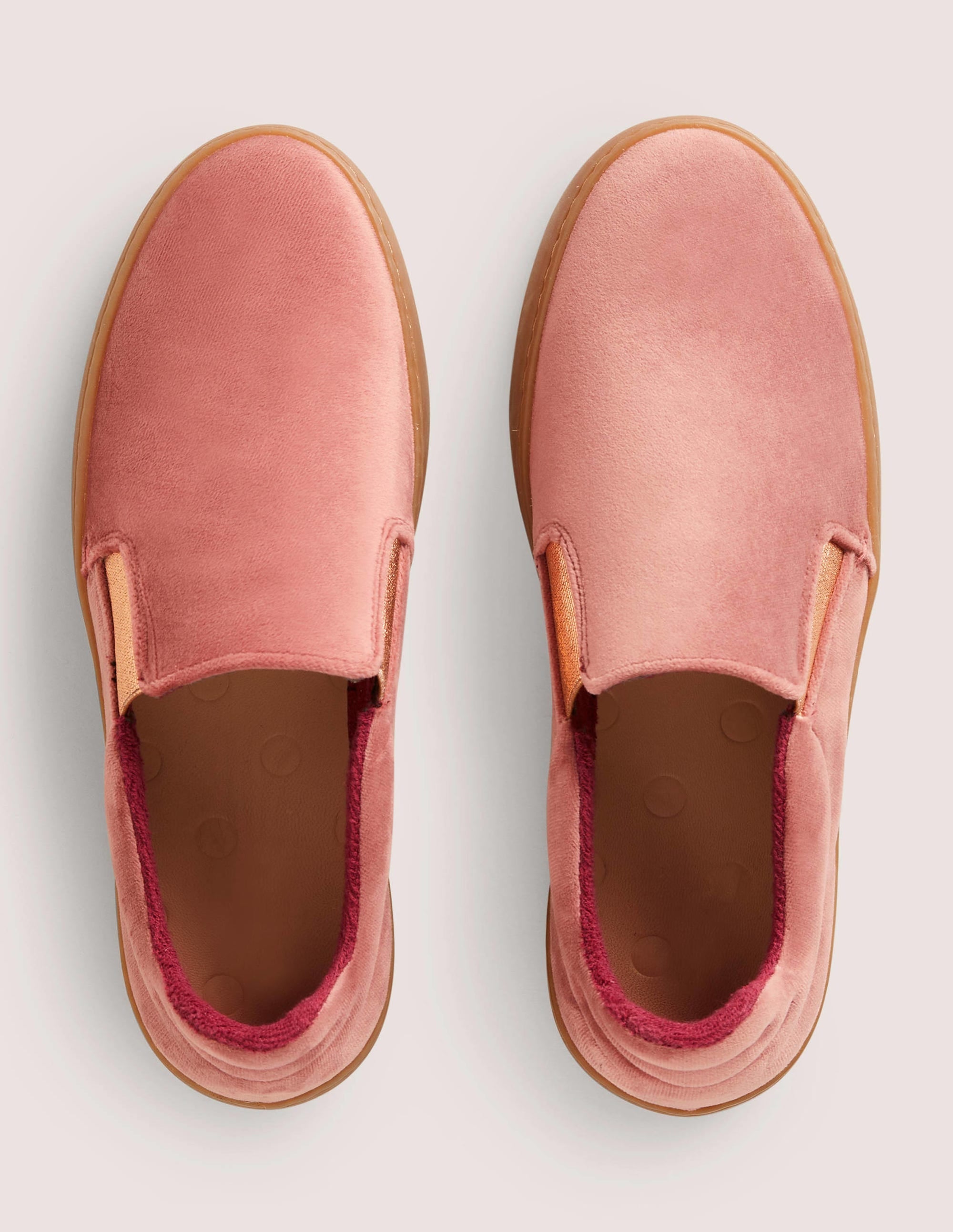 Slip-on Trainers-Dusty Red - Image 4