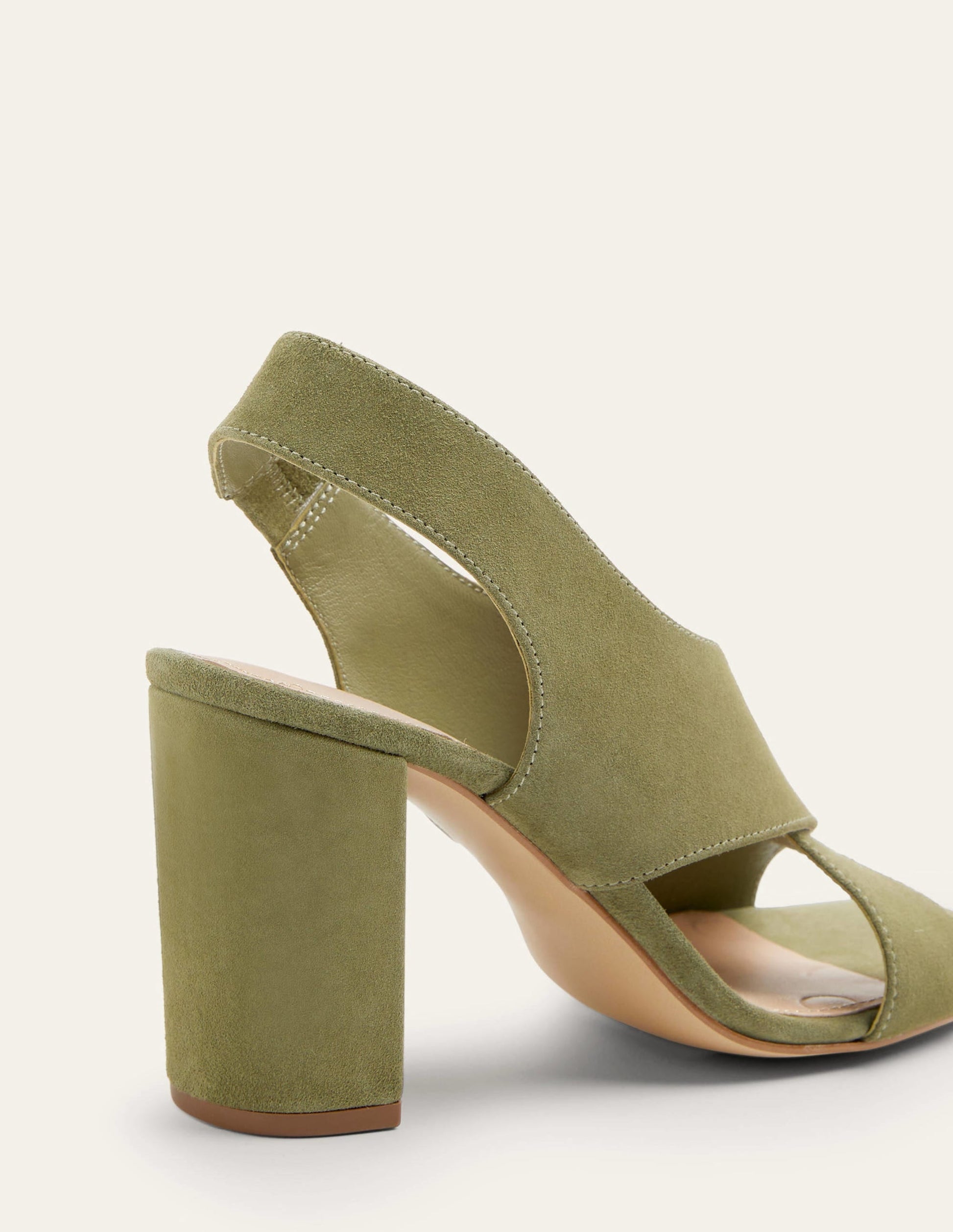 Cross Strap Heeled Sandals-Rainforest Floor-7
