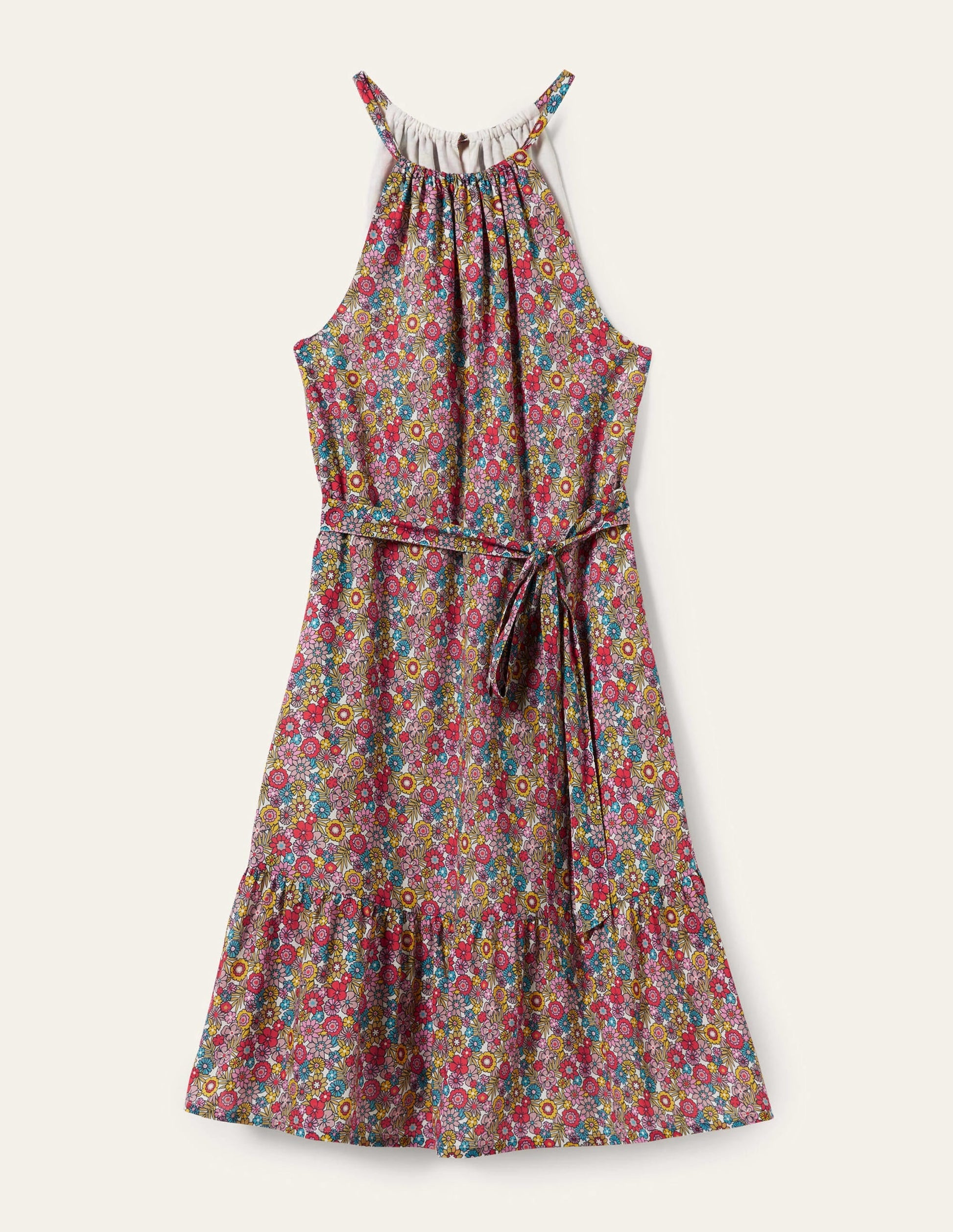 Ingrid Halterneck Dress-Multi, Bloom Garden-7